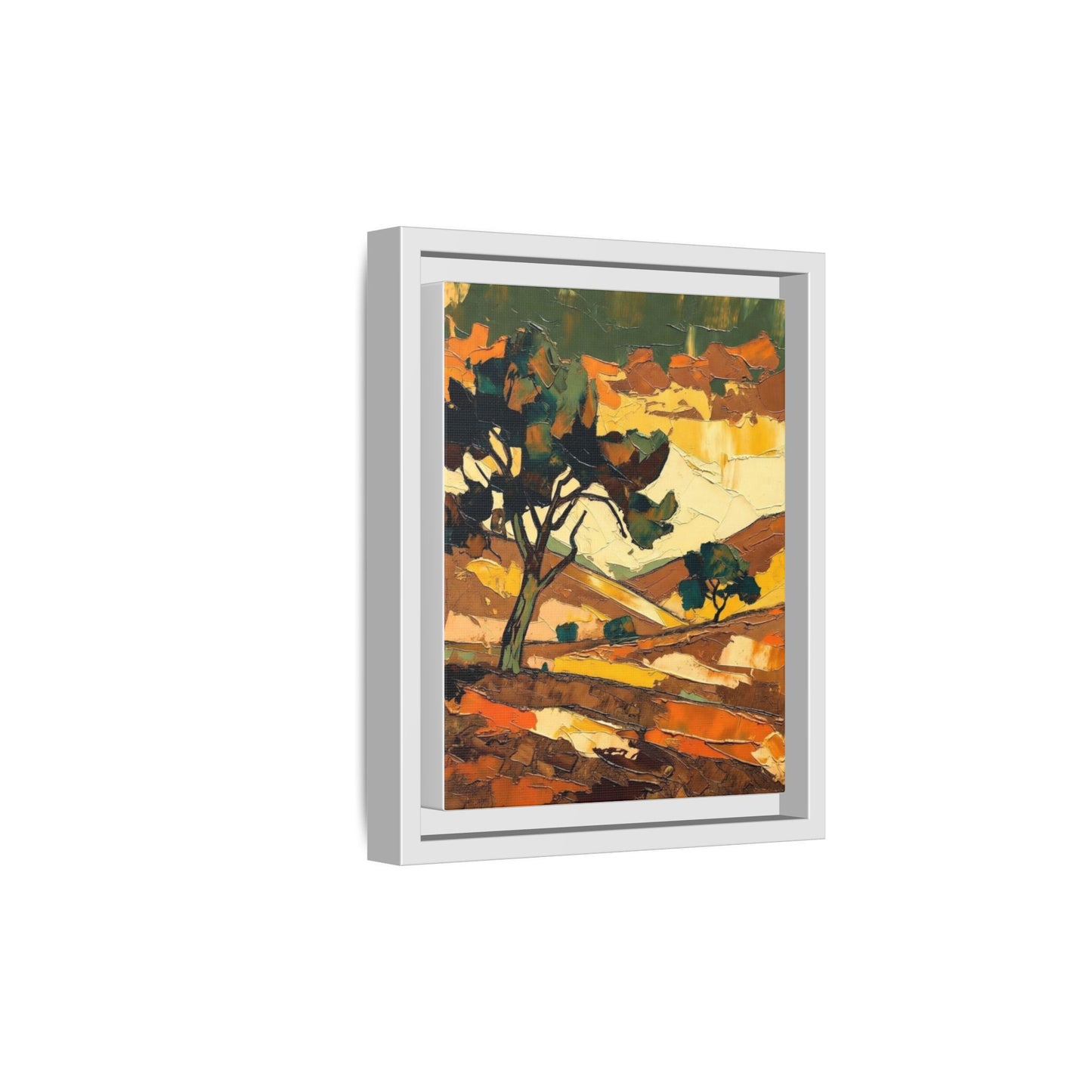 Framed Matte Canvas Landscape Art Print