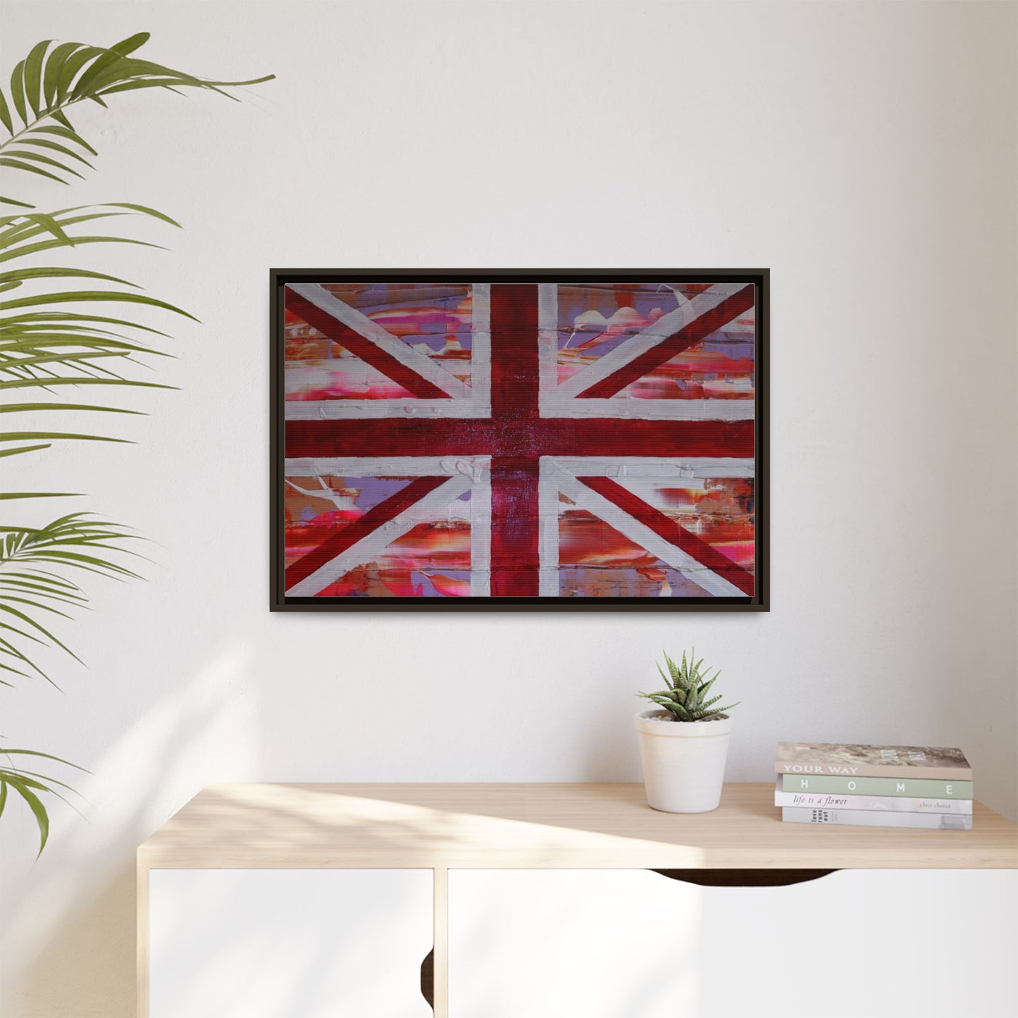 Union Jack is back! by Norman Barrett Framed Matte Canvas Print Wall Art