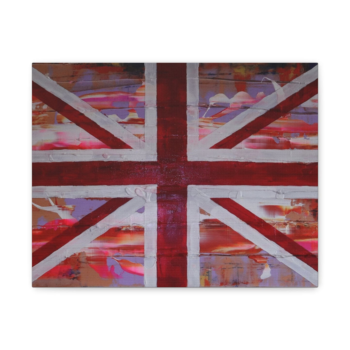 Union Jack is back! by Norman Barrett Matte Canvas Wall Art