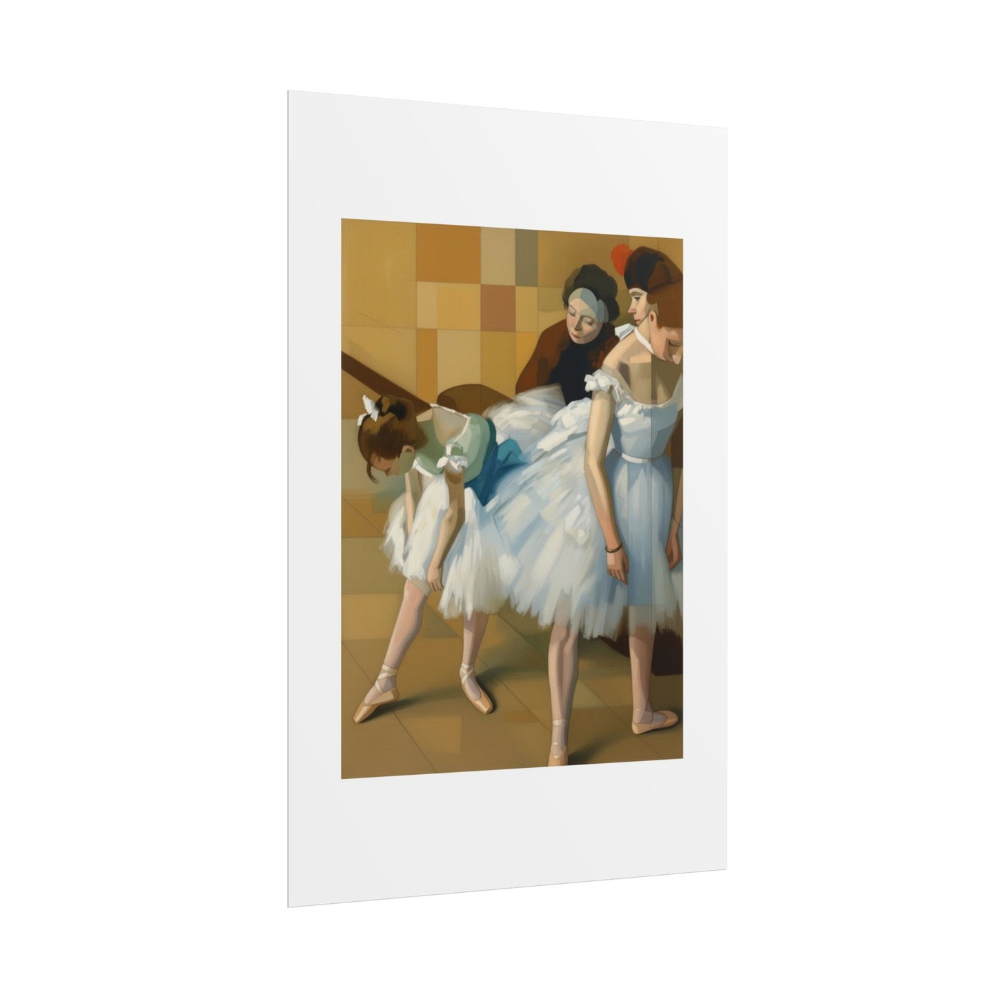 Ballet Dancers Rolled Poster — Classic Impressionist Ballerina Wall Art