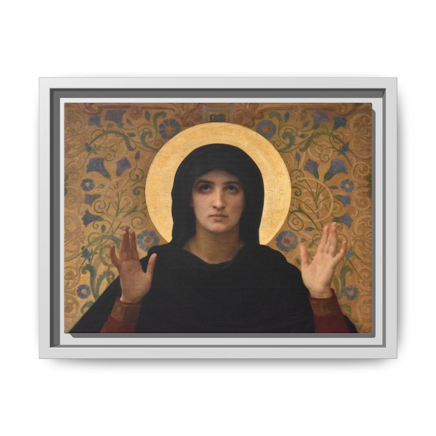 La Vierge consolatrice by William Adolphe Bouguereau Framed Matte Canvas Wall Art