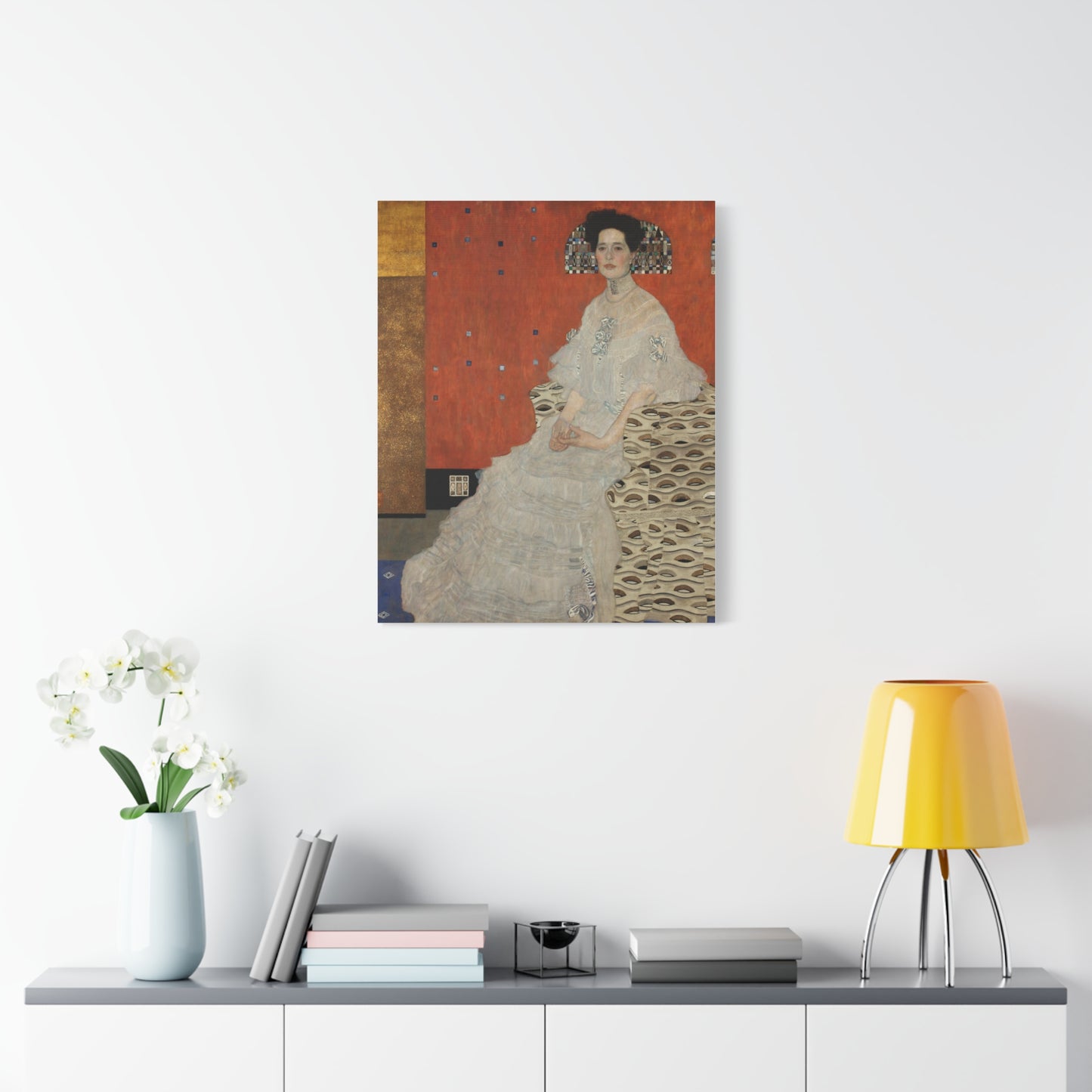 Fritza Riedler by Gustav Klimt Matte Canvas Wall Art Print