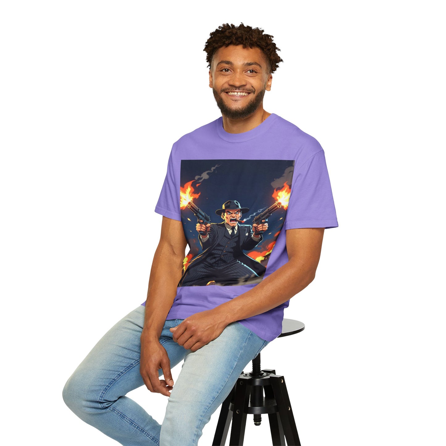 Gangster T‑Shirt — Vintage Outlaw Graphic Tee