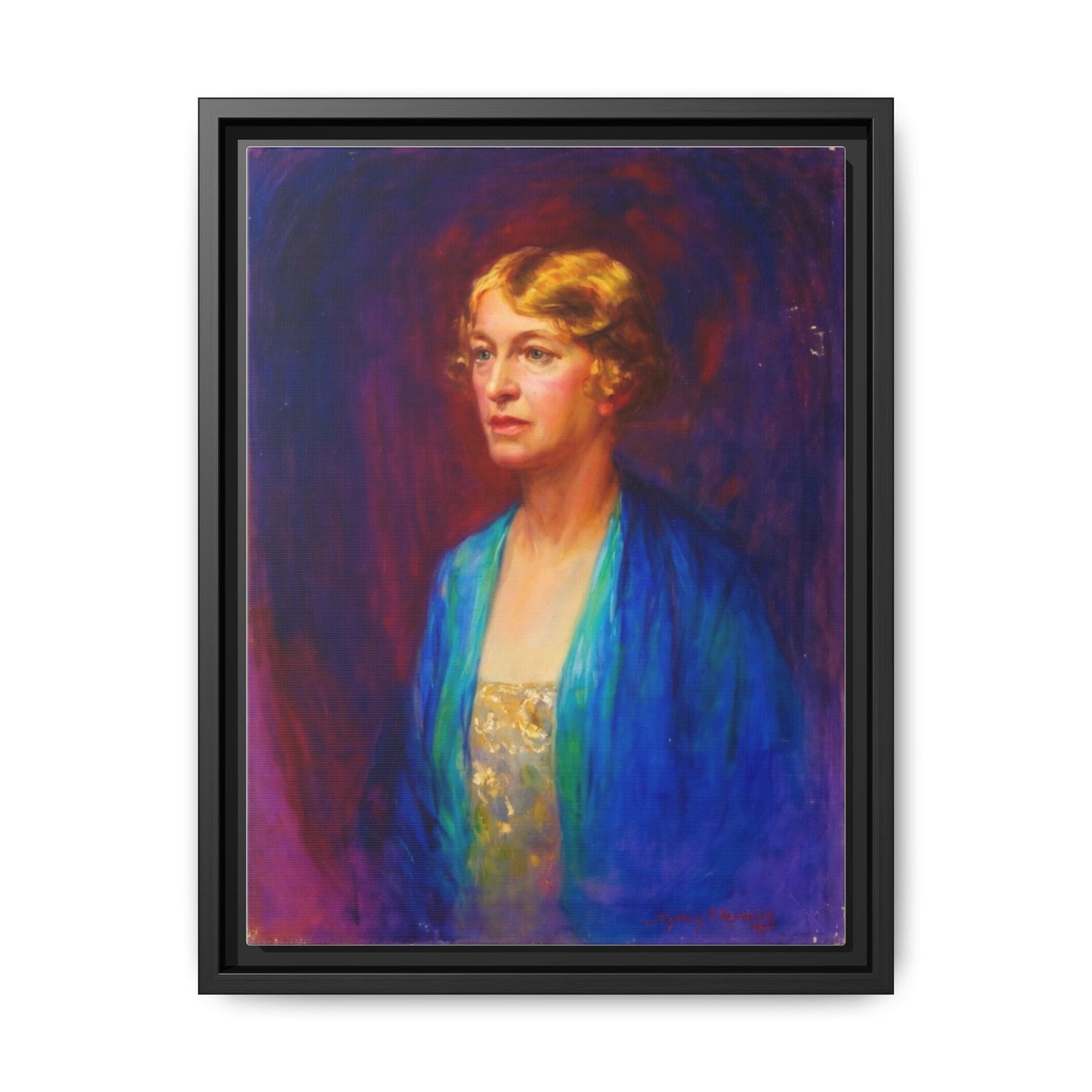 Matte Canvas Portrait , Framed (Multi-color)