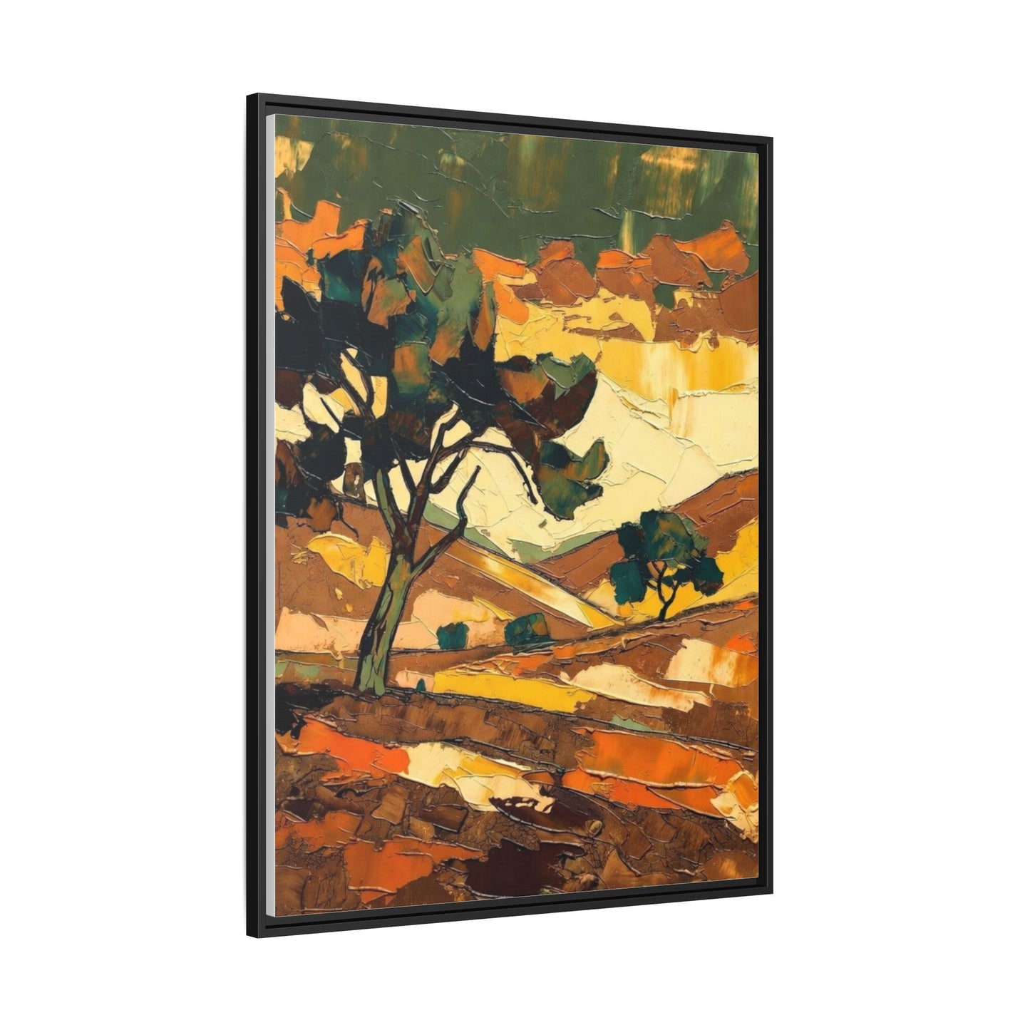 Framed Matte Canvas Landscape Art Print