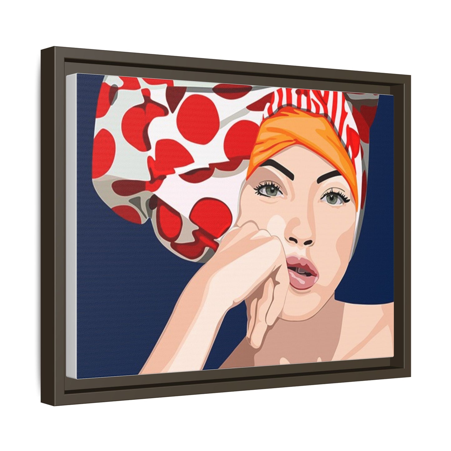 Vivid 20 by Orit Fuchs Pop Art Matte Canvas Framed Wall Art Print