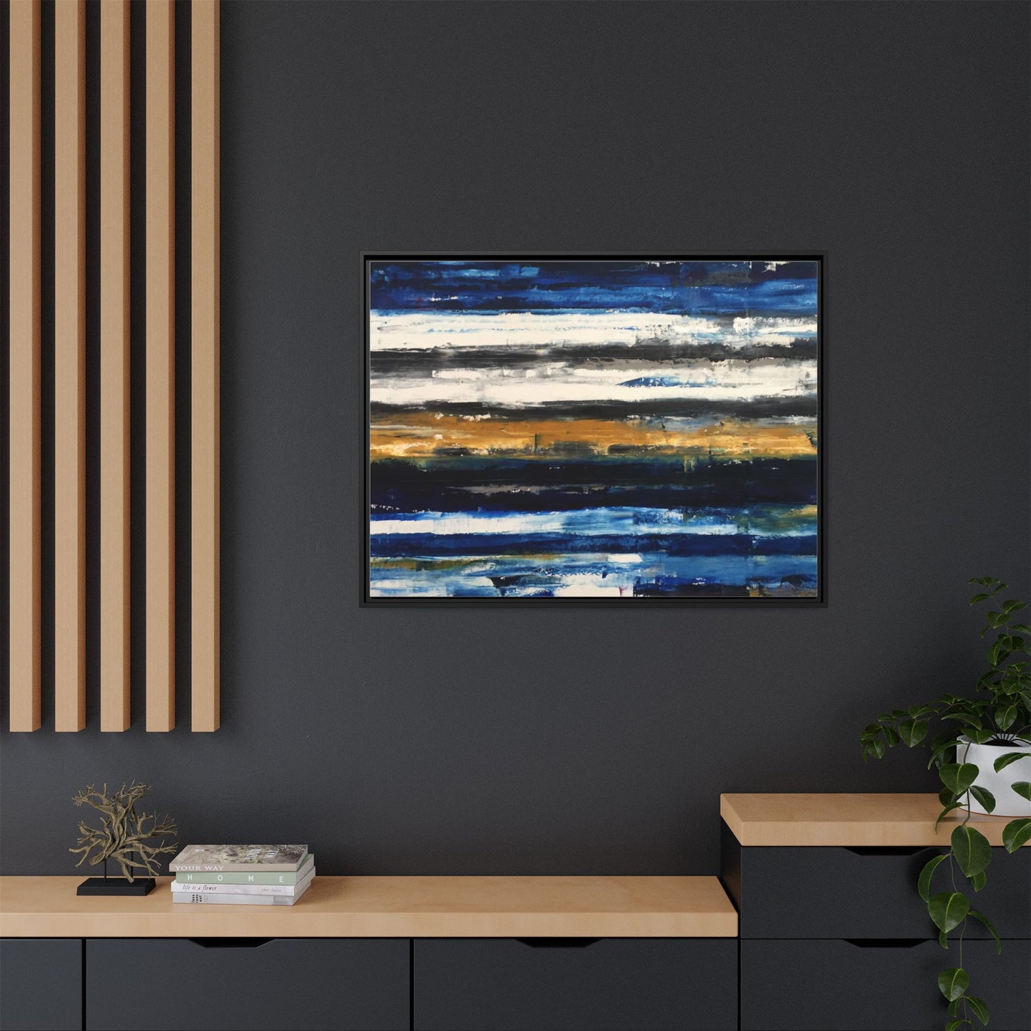 Tiny Buddha by Todd Williamson Framed Matte Canvas Abstract  Wall Art
