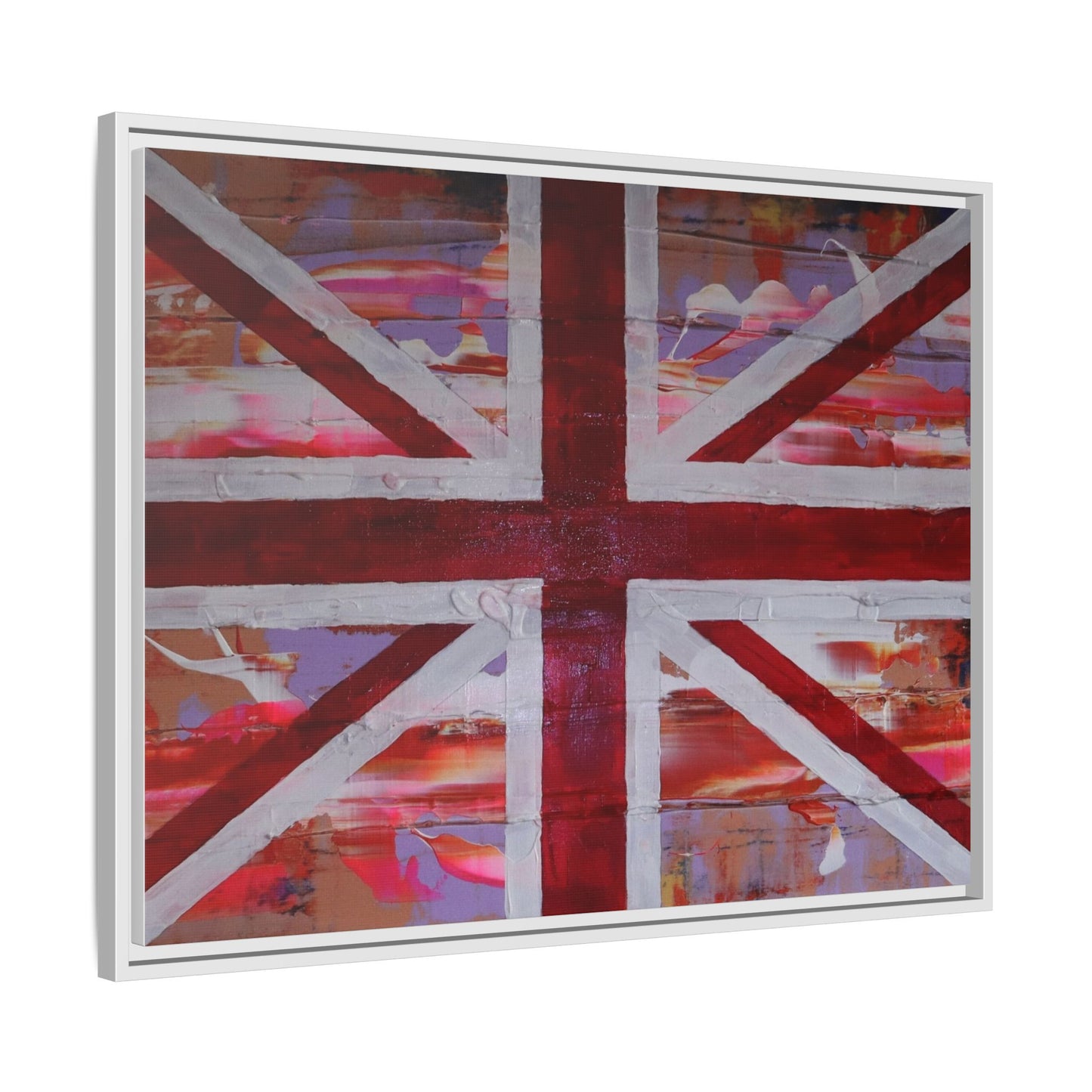 Union Jack is back! by Norman Barrett Framed Matte Canvas Print Wall Art