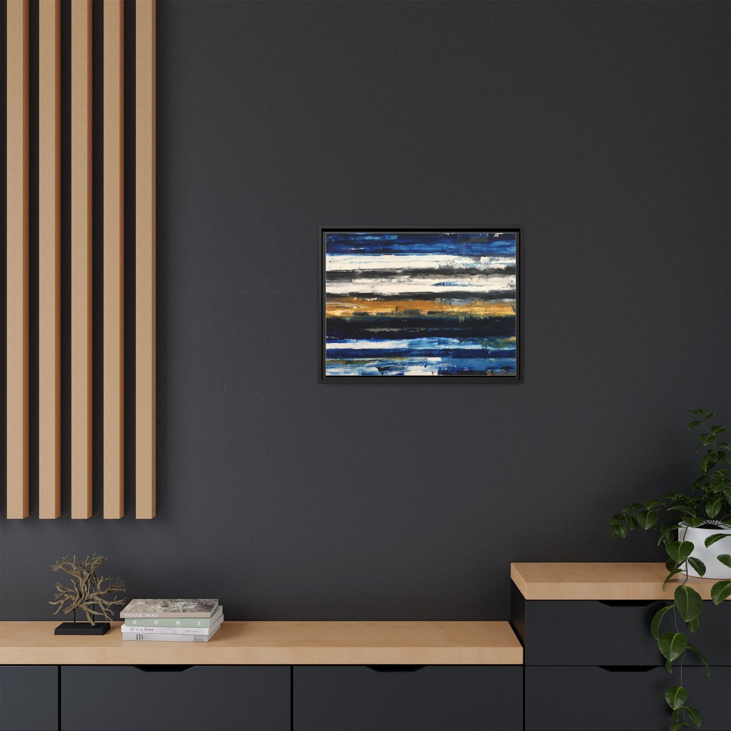 Tiny Buddha by Todd Williamson Framed Matte Canvas Abstract  Wall Art