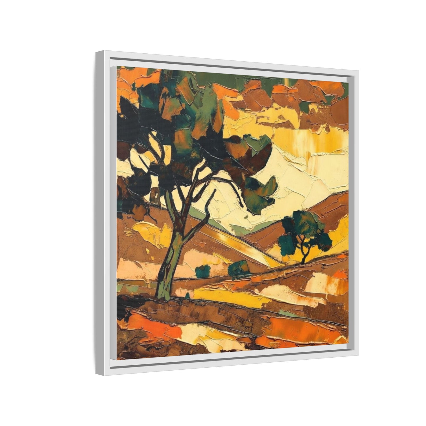 Framed Matte Canvas Landscape Art Print