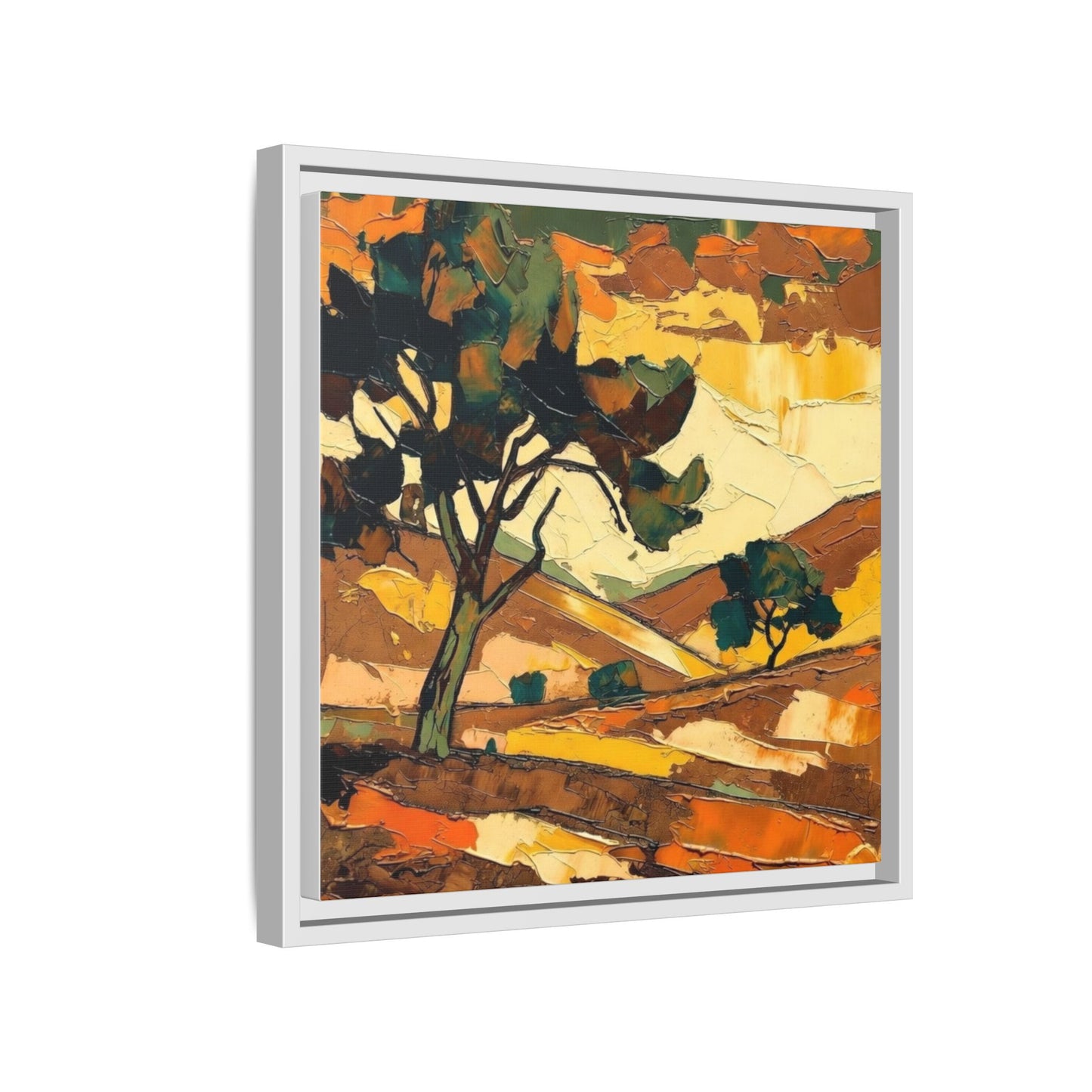 Framed Matte Canvas Landscape Art Print