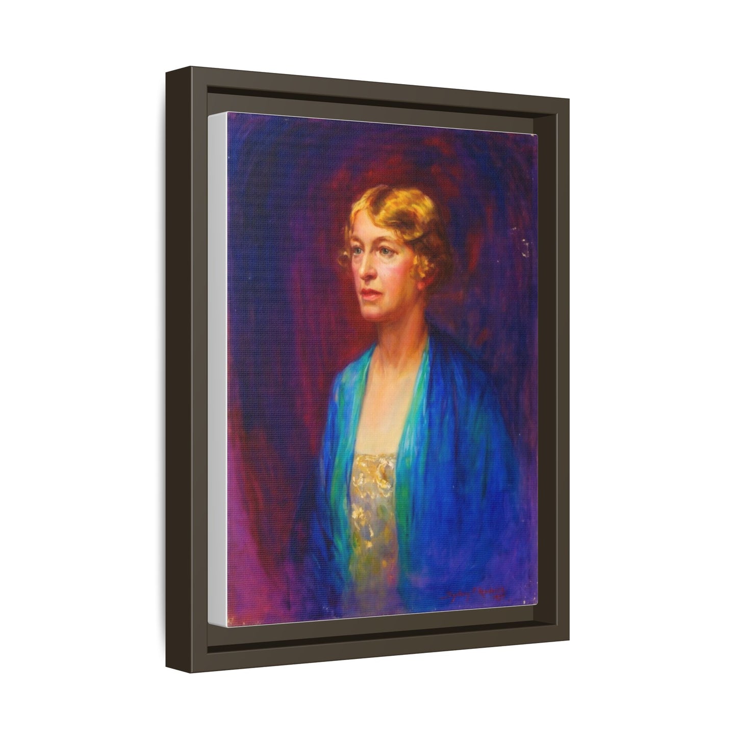 Matte Canvas Portrait , Framed (Multi-color)