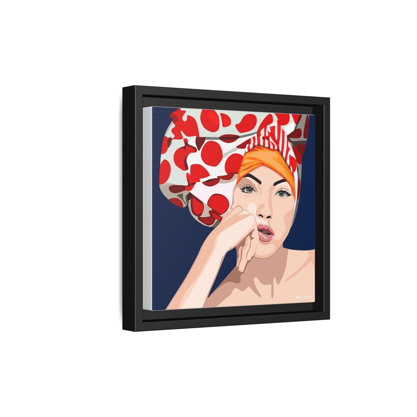 Vivid 20 by Orit Fuchs Pop Art Matte Canvas Framed Wall Art Print
