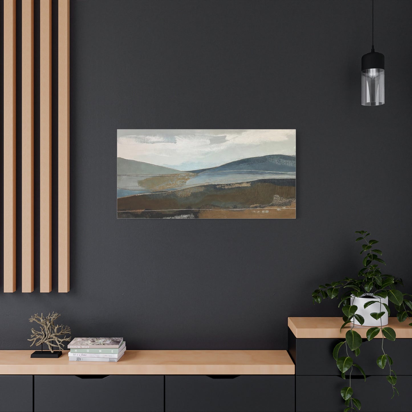 Landscape print Matte Canvas, Stretched, 1.25"