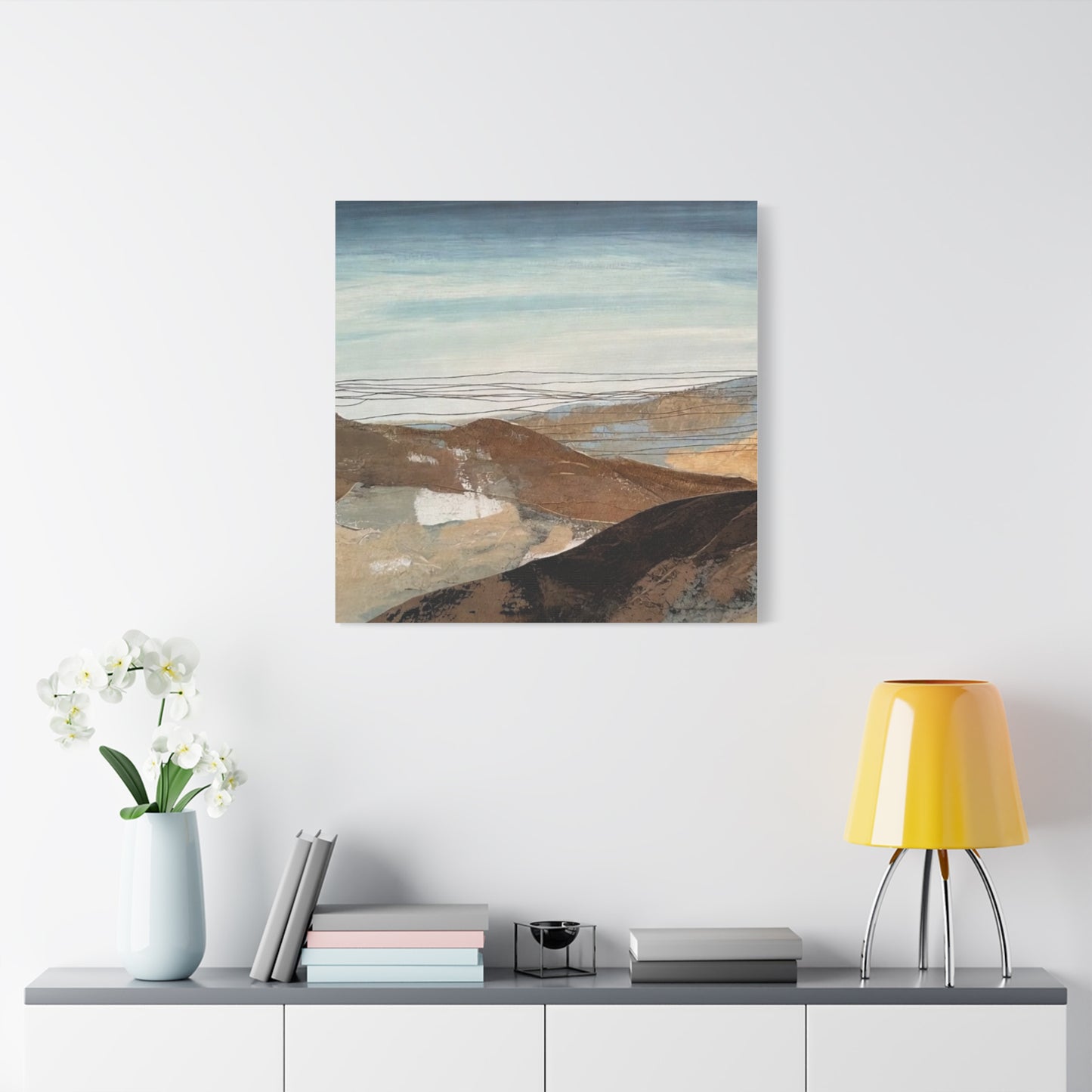 Abstract Landscape Matte Canvas Wall Art — Stretched 1.25"