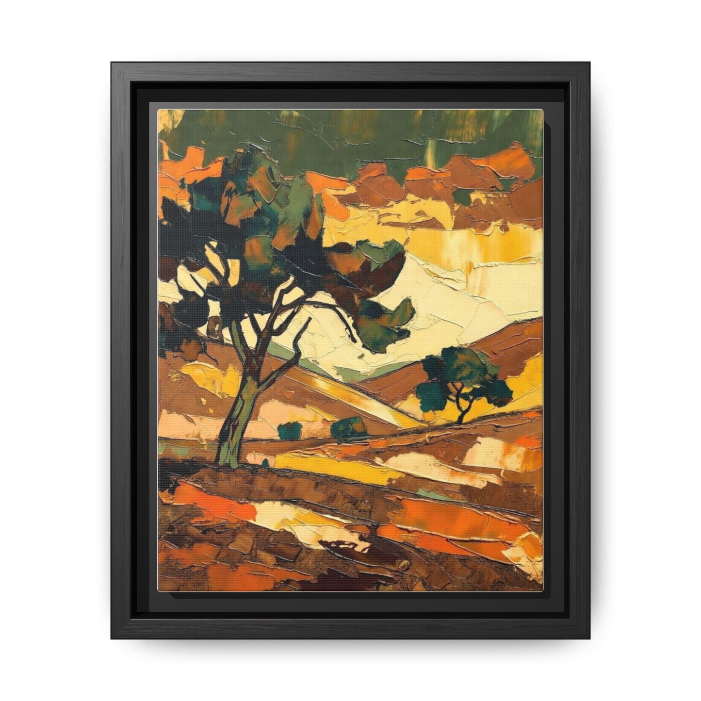 Framed Matte Canvas Landscape Art Print
