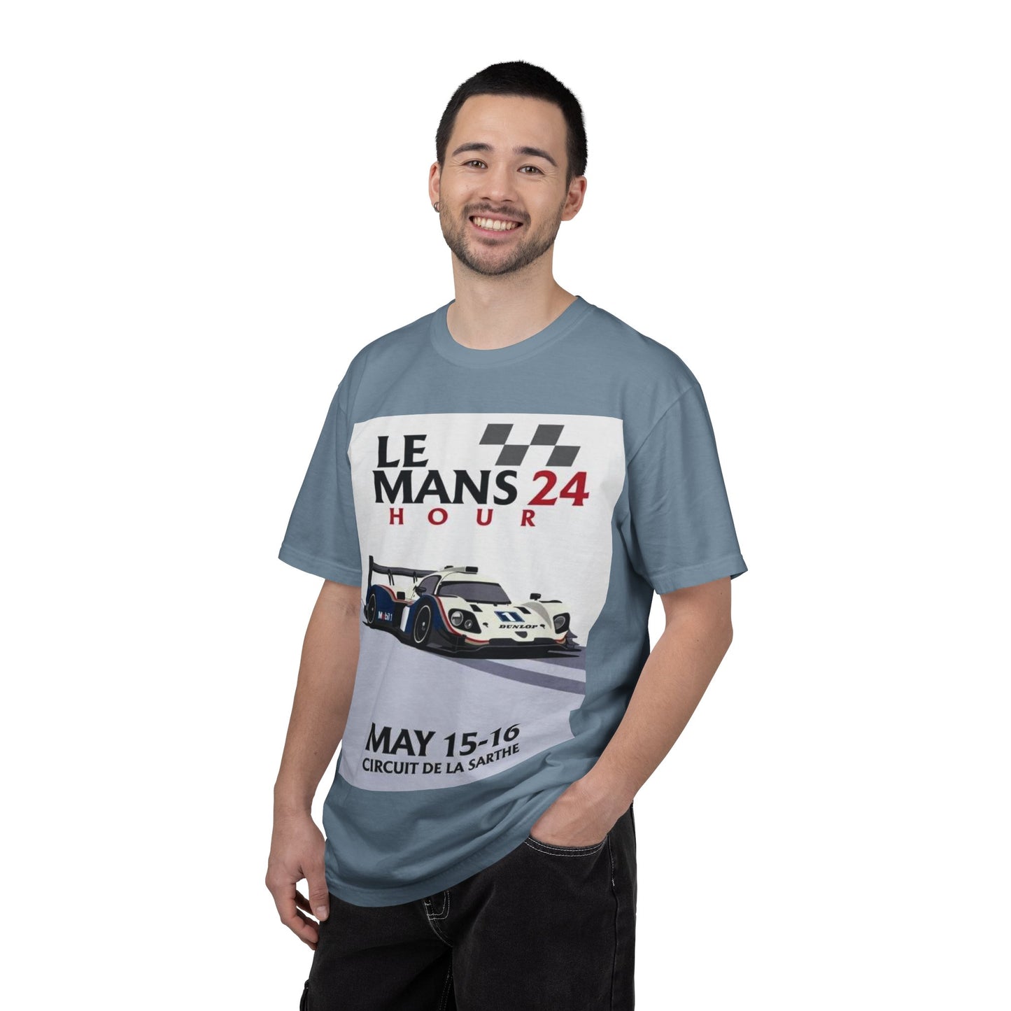 Le Mans 24 Hour Racing Poster T-Shirt — May 15-16 Circuit de la Sarthe