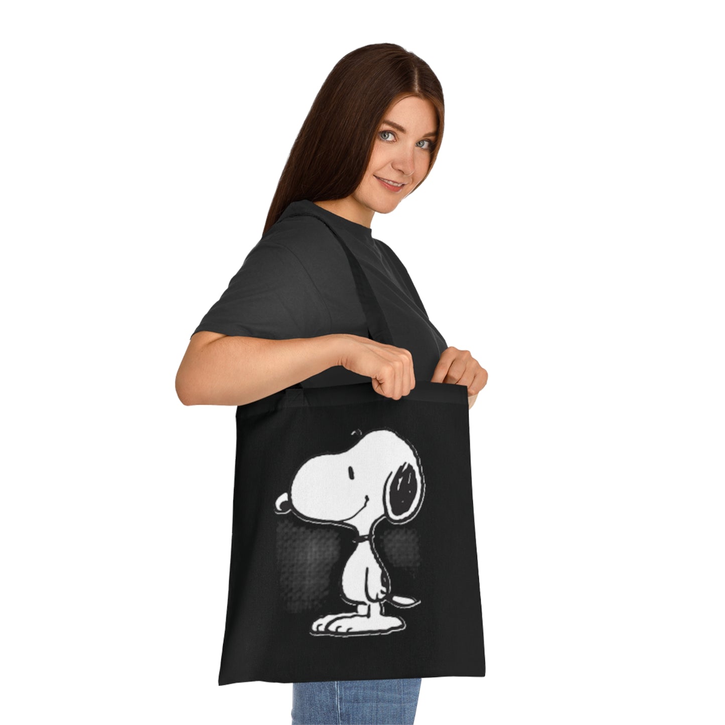Classic Snoopy Cotton Tote Bag – Retro Peanuts Character Tote
