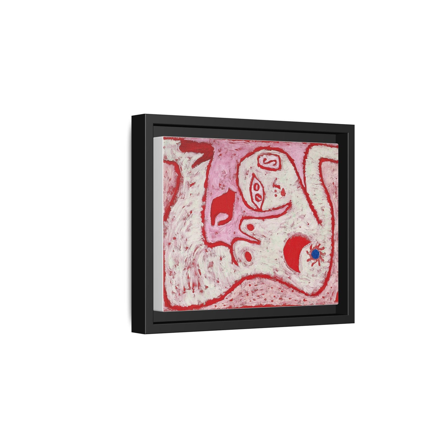 A Woman For Gods by Paul Klee Matte Canvas Framed Wall Art Decor