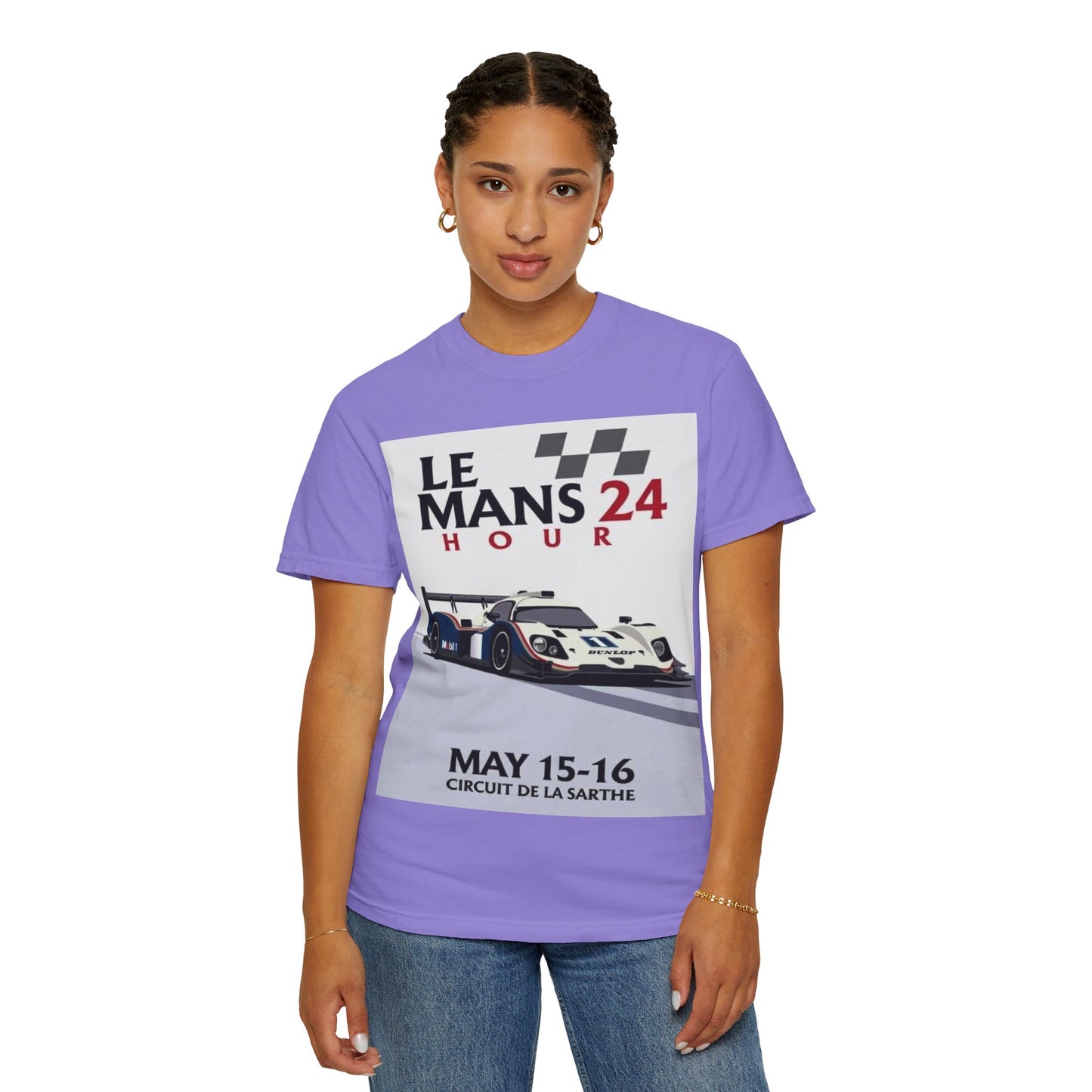Le Mans 24 Hour Racing Poster T-Shirt — May 15-16 Circuit de la Sarthe