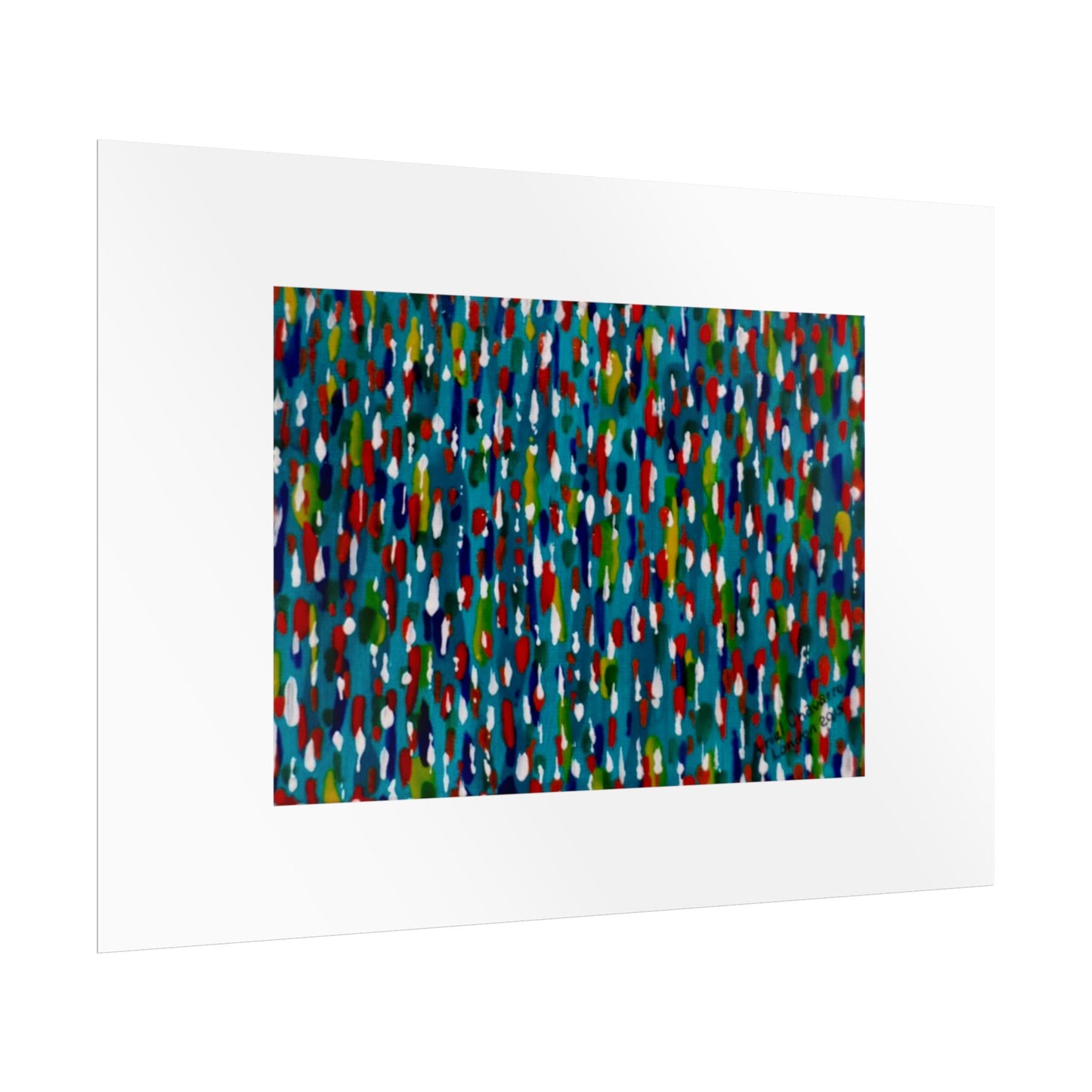 Colours Of The Soul Reflecting On Water by Ariel Chavarro Avila Wall Art Print