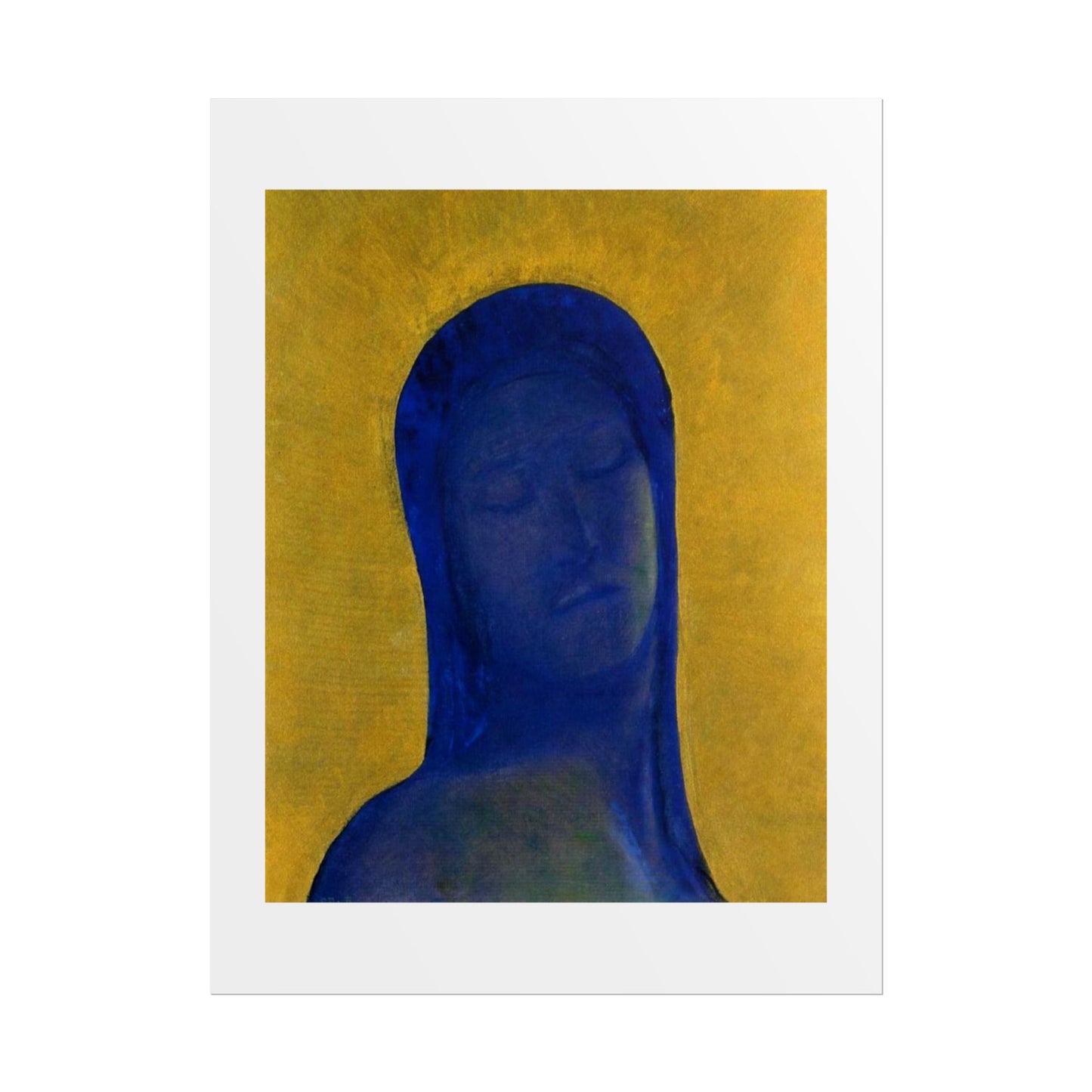 Closed Eyes by Odilon Redon Wall Art Print