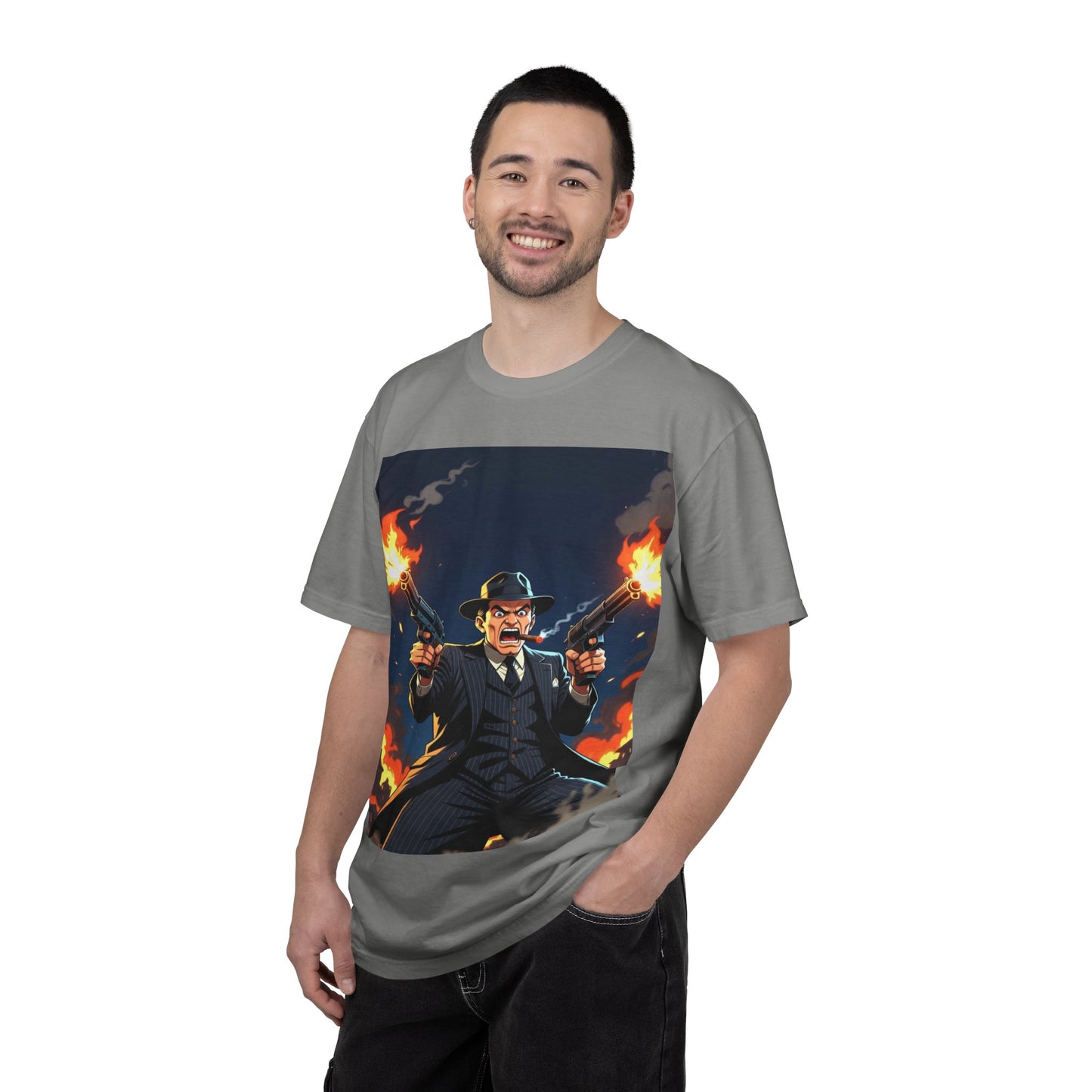 Gangster T‑Shirt — Vintage Outlaw Graphic Tee