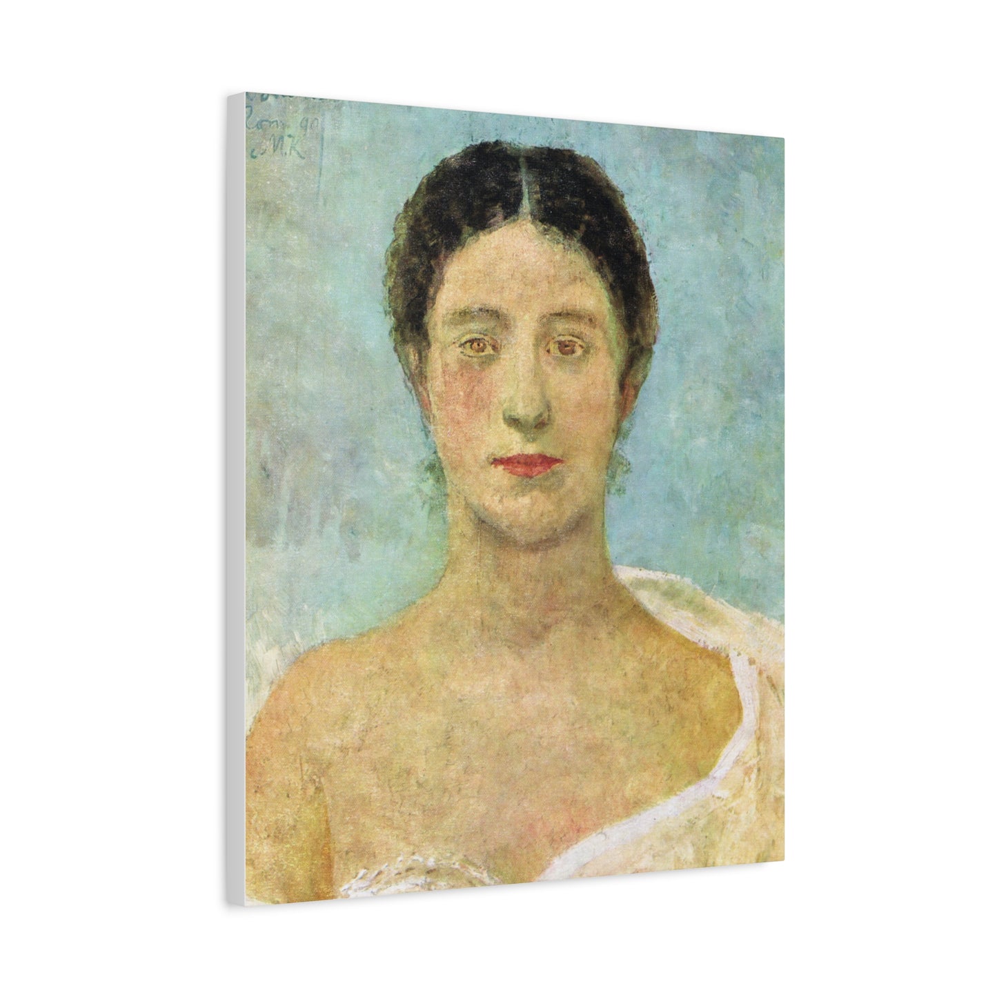 Bianca by Max Klinger Print Matte Stretched Canvas