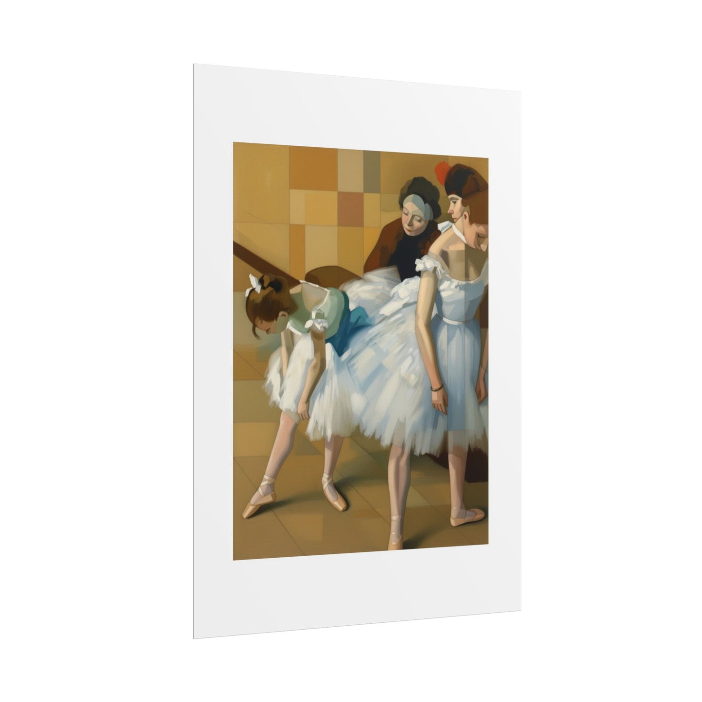 Ballet Dancers Rolled Poster — Classic Impressionist Ballerina Wall Art