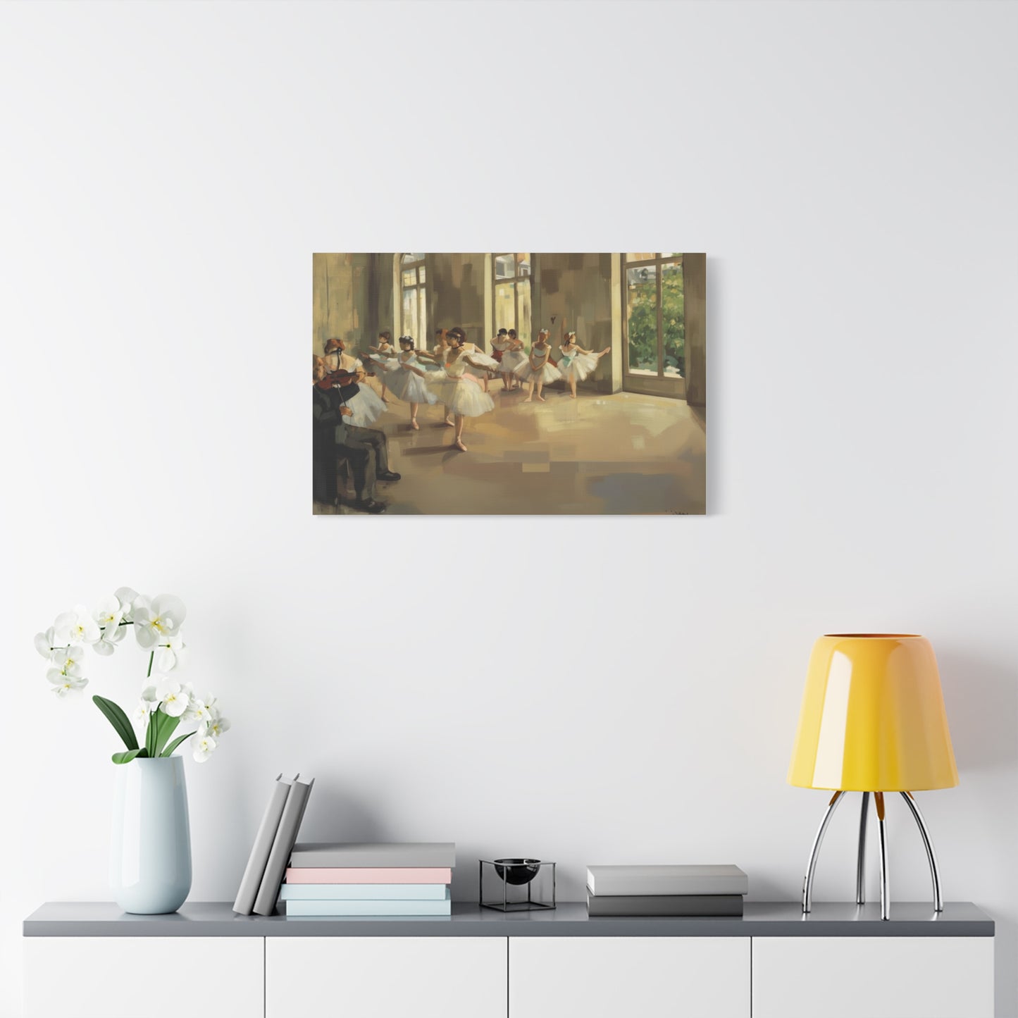Ballet Rehearsal Matte Canvas