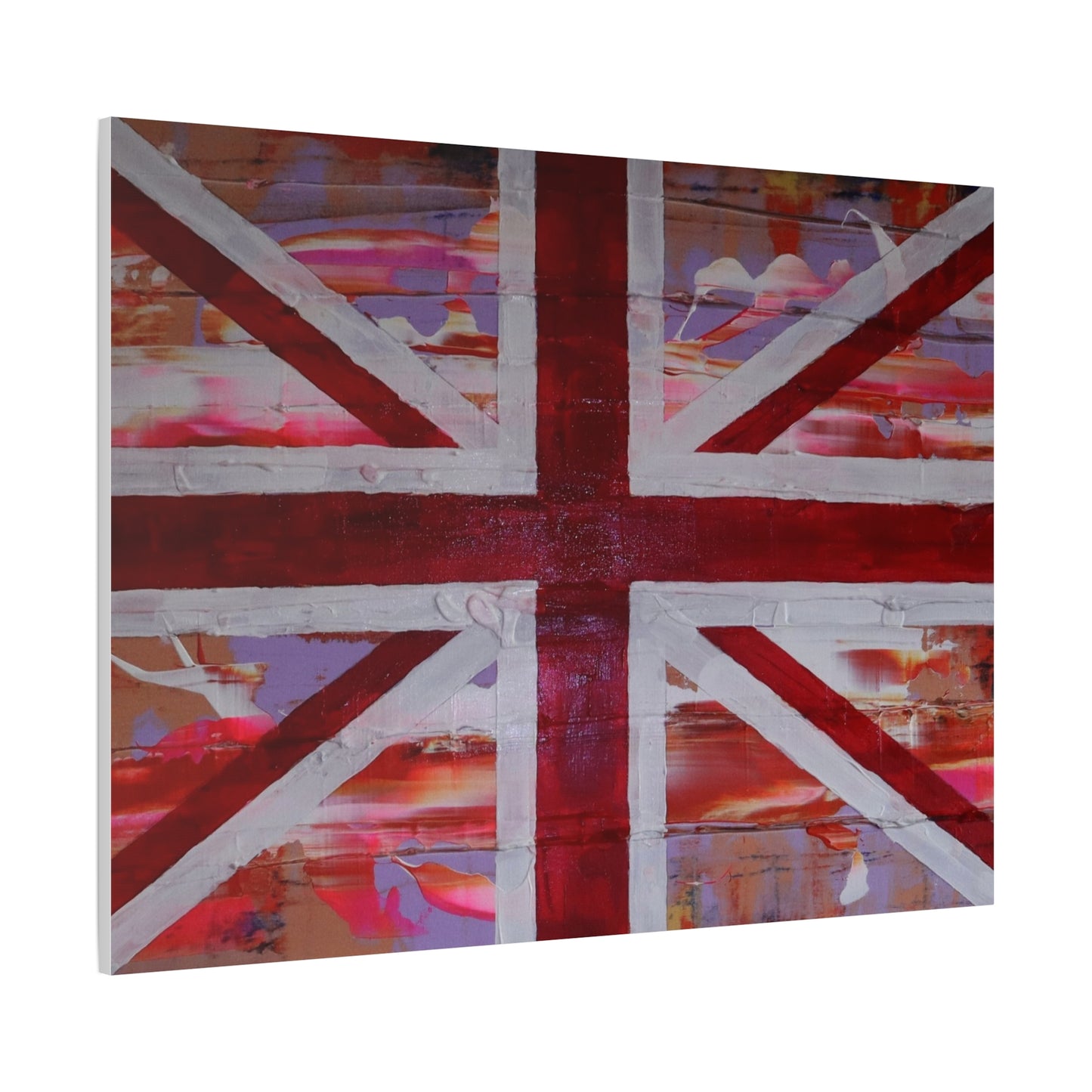 Union Jack is back! by Norman Barrett Matte Canvas Wall Art