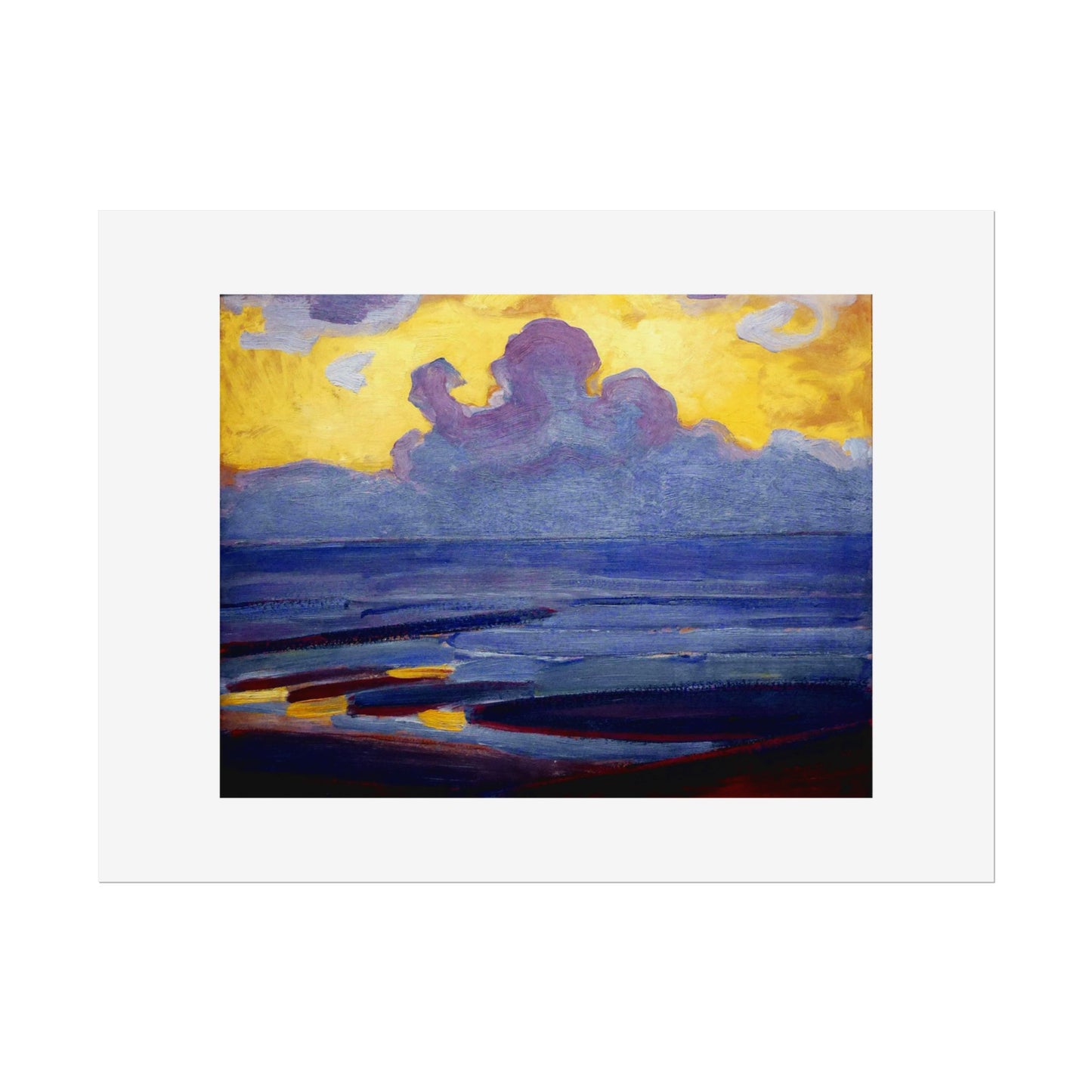 By The Sea by Piet Mondrian Wall Art Print