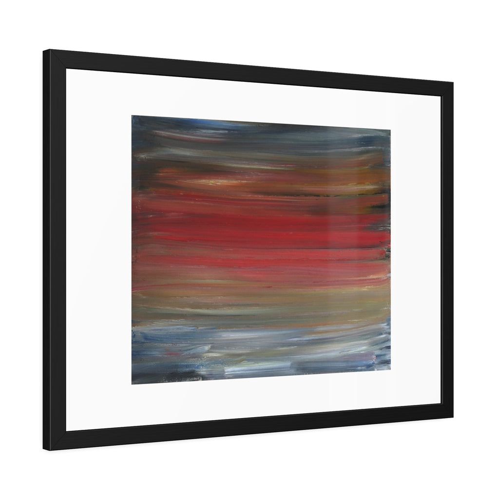 Misty morning by Norman Barrett Framed Poster Wall Art