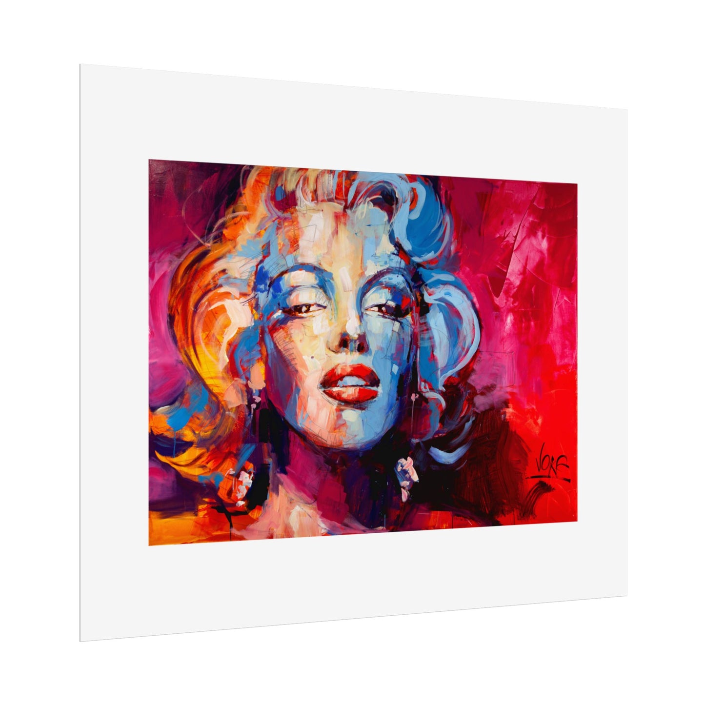 Marilyn Monroe attributed to Voke Wall Pop Art Poster