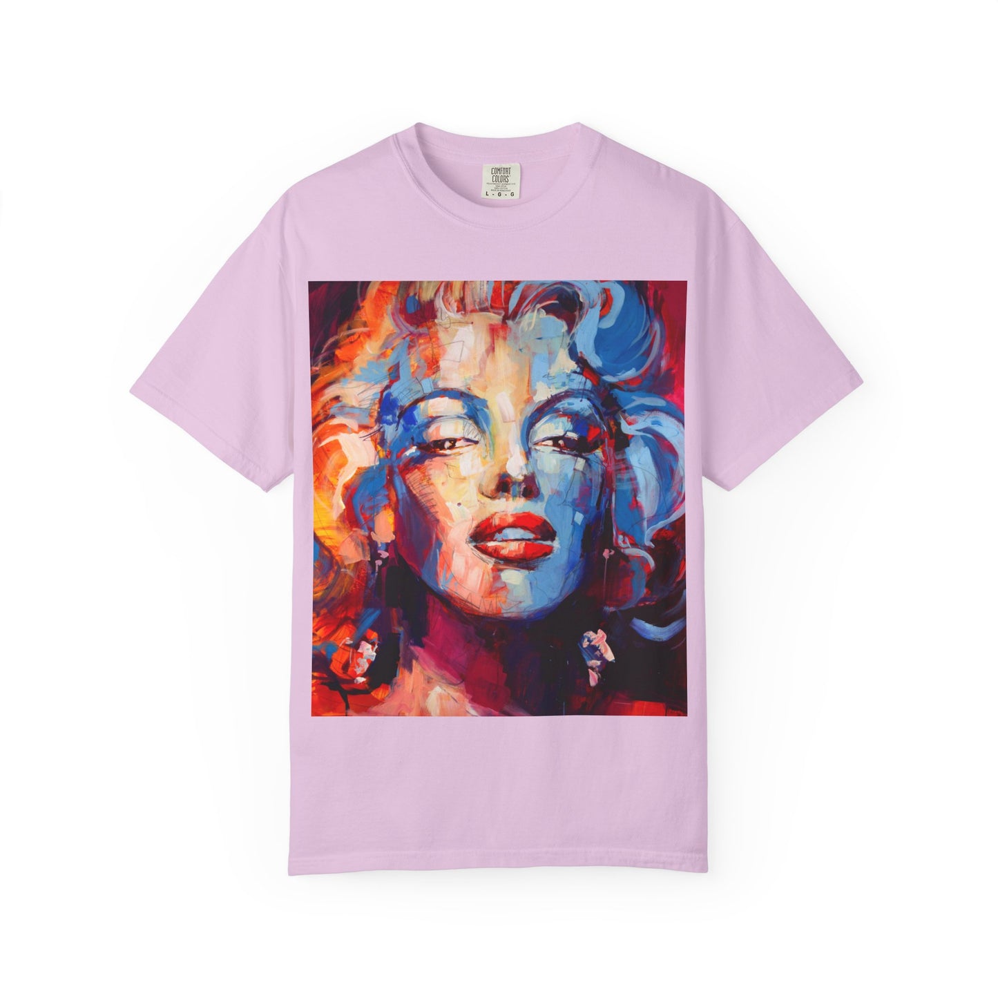 Artistic Pop Portrait T-Shirt — Colorful Marilyn-Inspired Graphic Tee