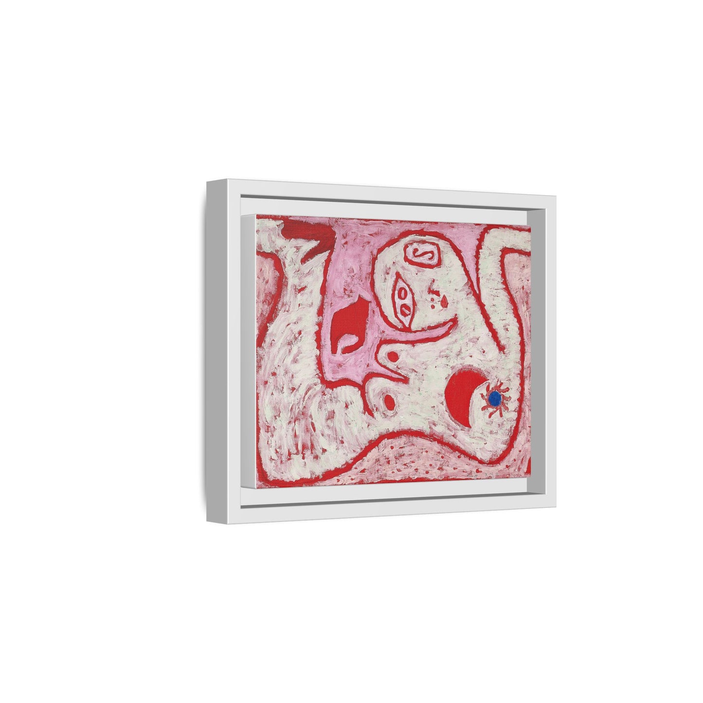 A Woman For Gods by Paul Klee Matte Canvas Framed Wall Art Decor