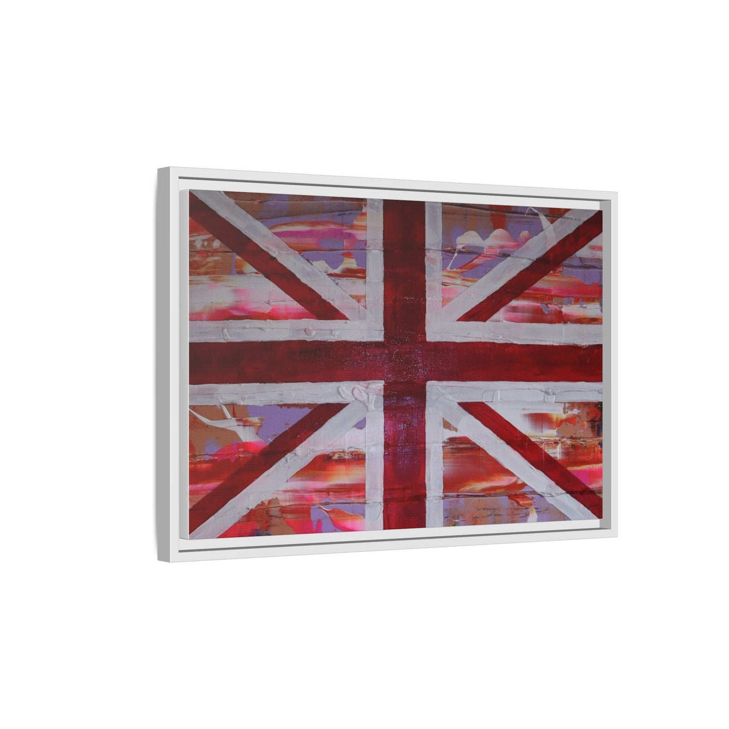 Union Jack is back! by Norman Barrett Framed Matte Canvas Print Wall Art