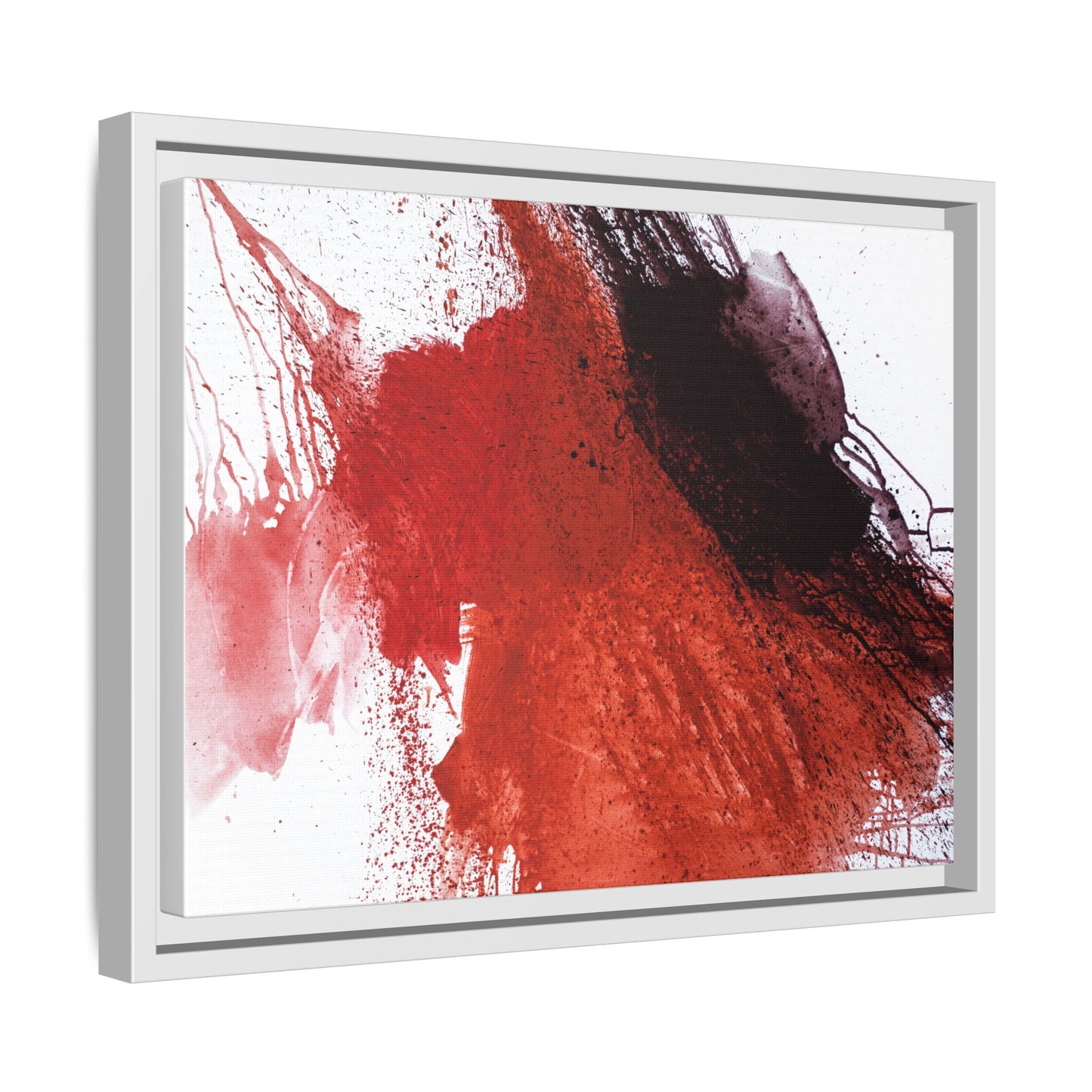 Flame by Natalija Miladinovic Matte Canvas Framed Wall Art