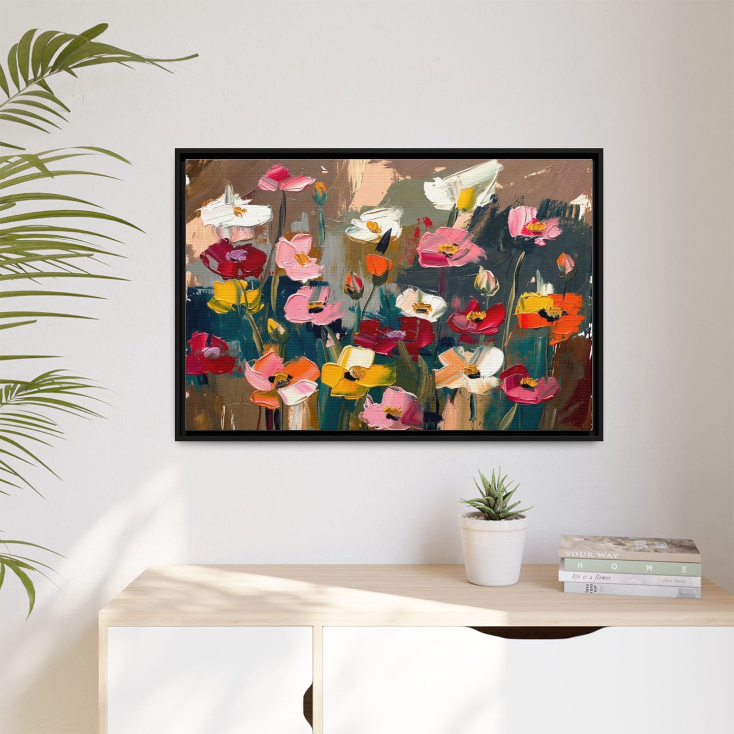 Matte Canvas, Framed (Multi-color)
