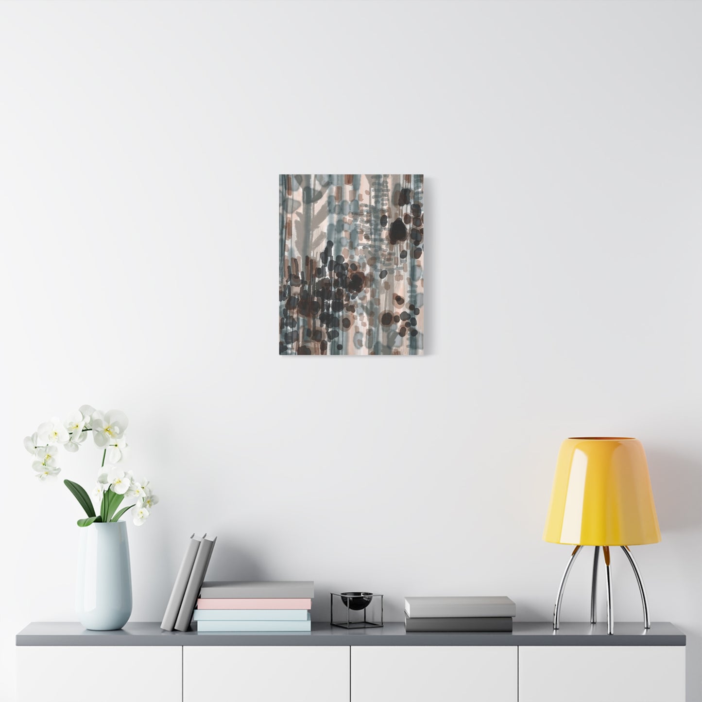 Vleken by an unknown artist Abstract Matte Canvas Wall Art