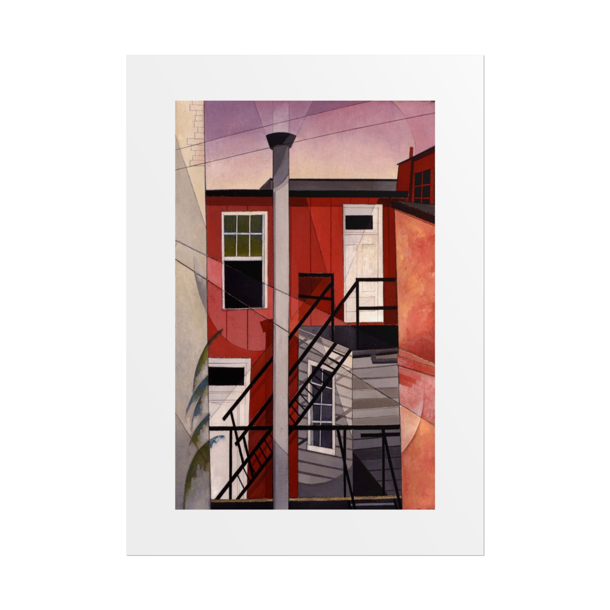 Modern Conveniences by Charles Demuth Wall Art Print