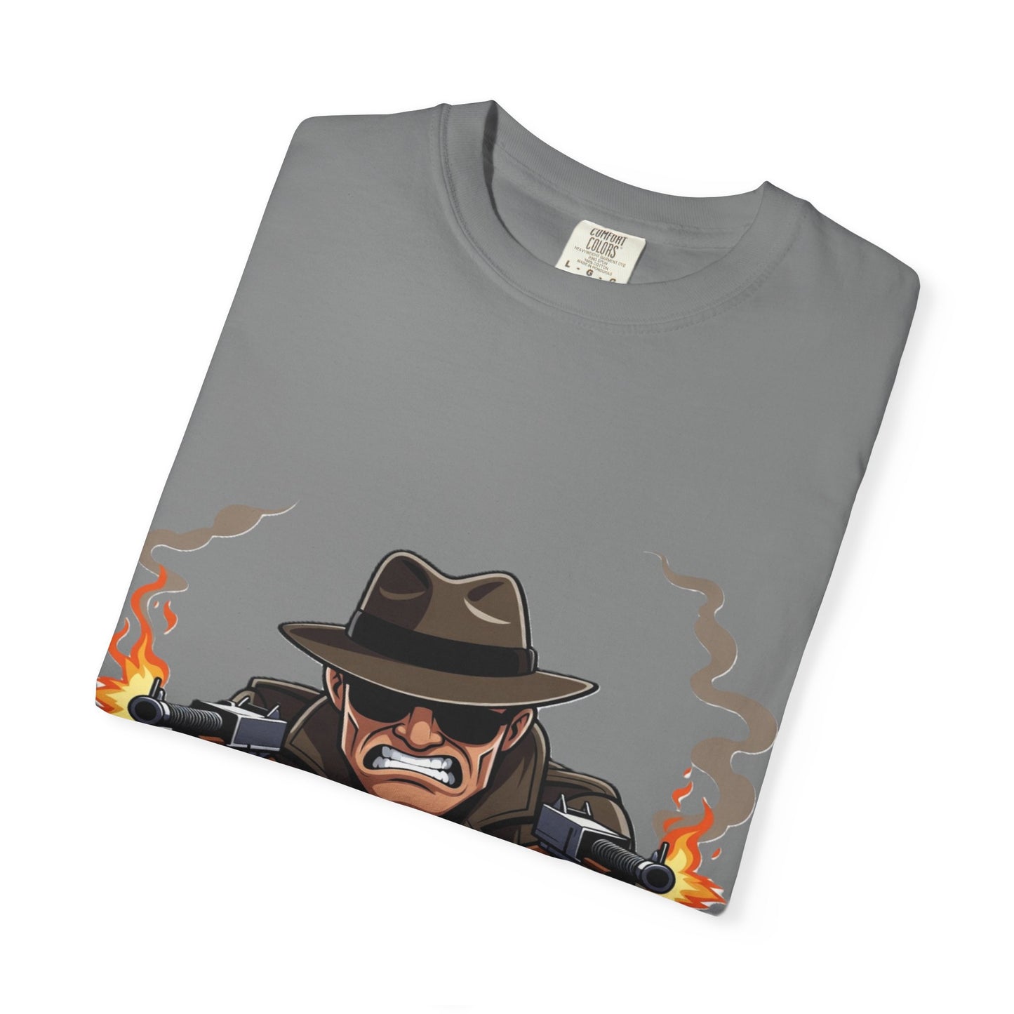 Vintage Gangster Shooter T-Shirt – Retro Mobster Graphic Tee