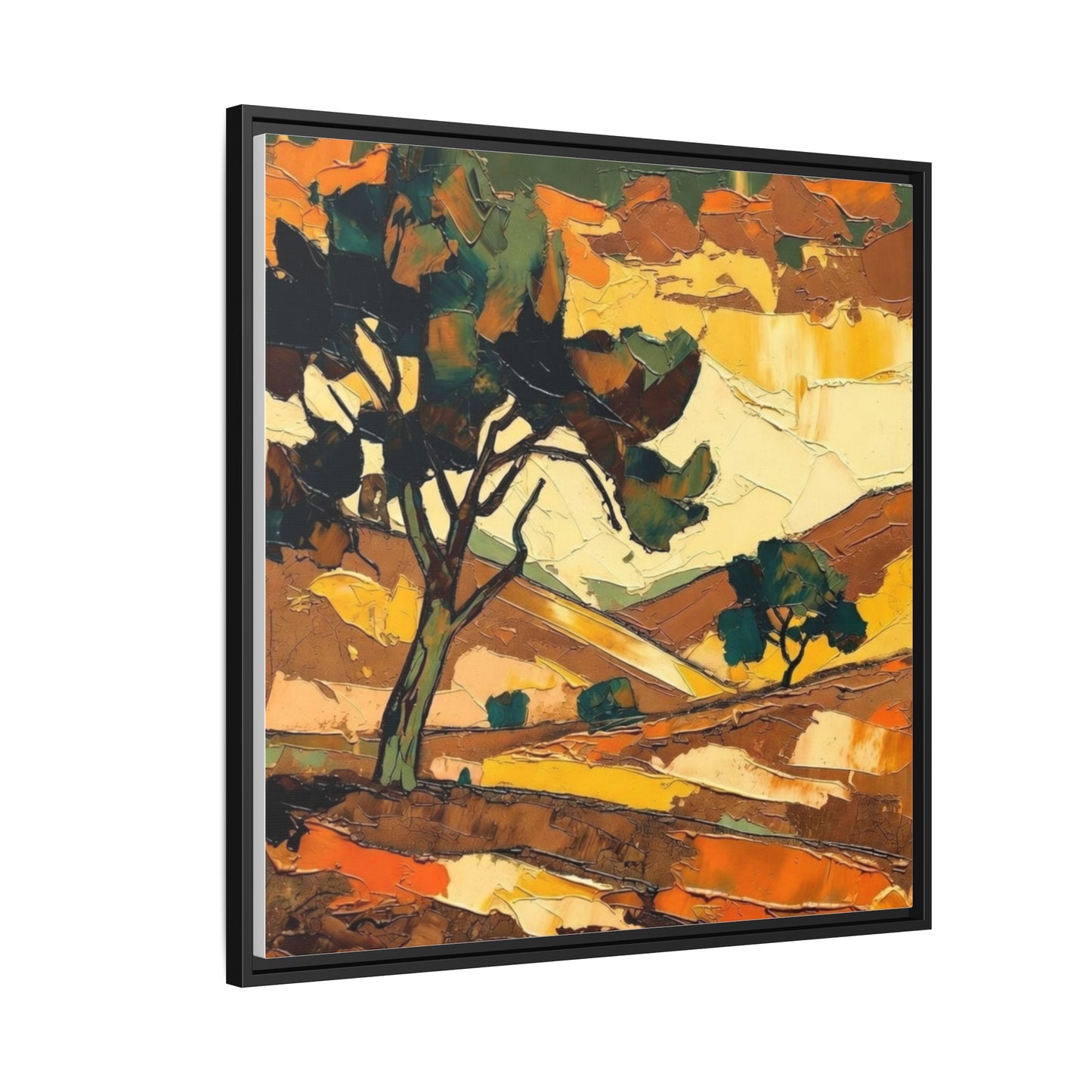 Framed Matte Canvas Landscape Art Print