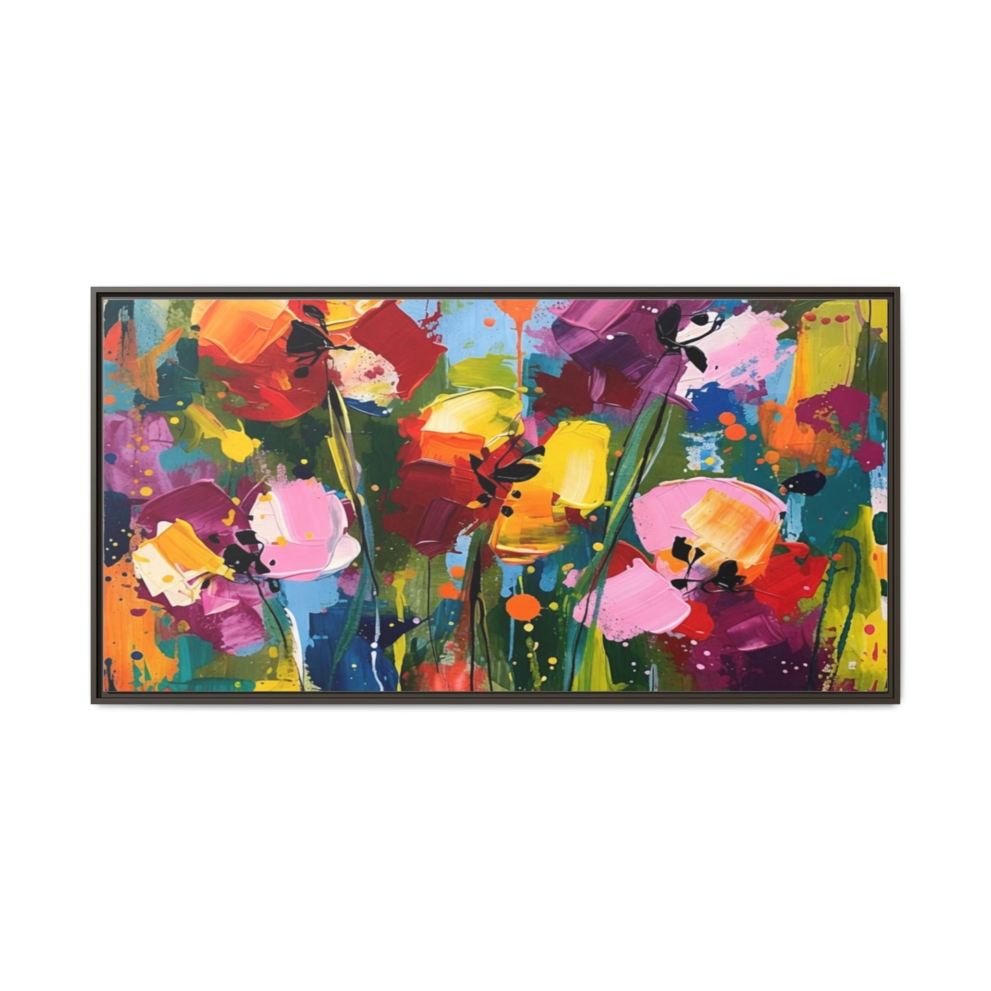 Matte Canvas, Framed (Multi-color)
