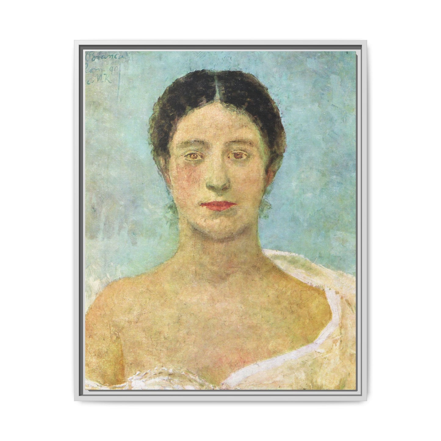 Bianca by Max Klinger Framed Matte Canvas Portrait Print