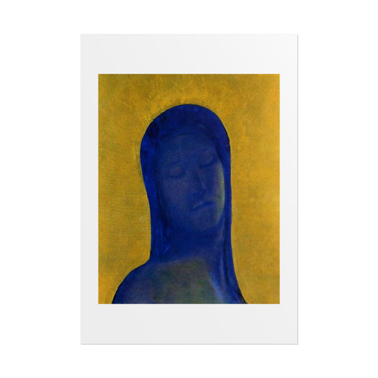 Closed Eyes by Odilon Redon Wall Art Print