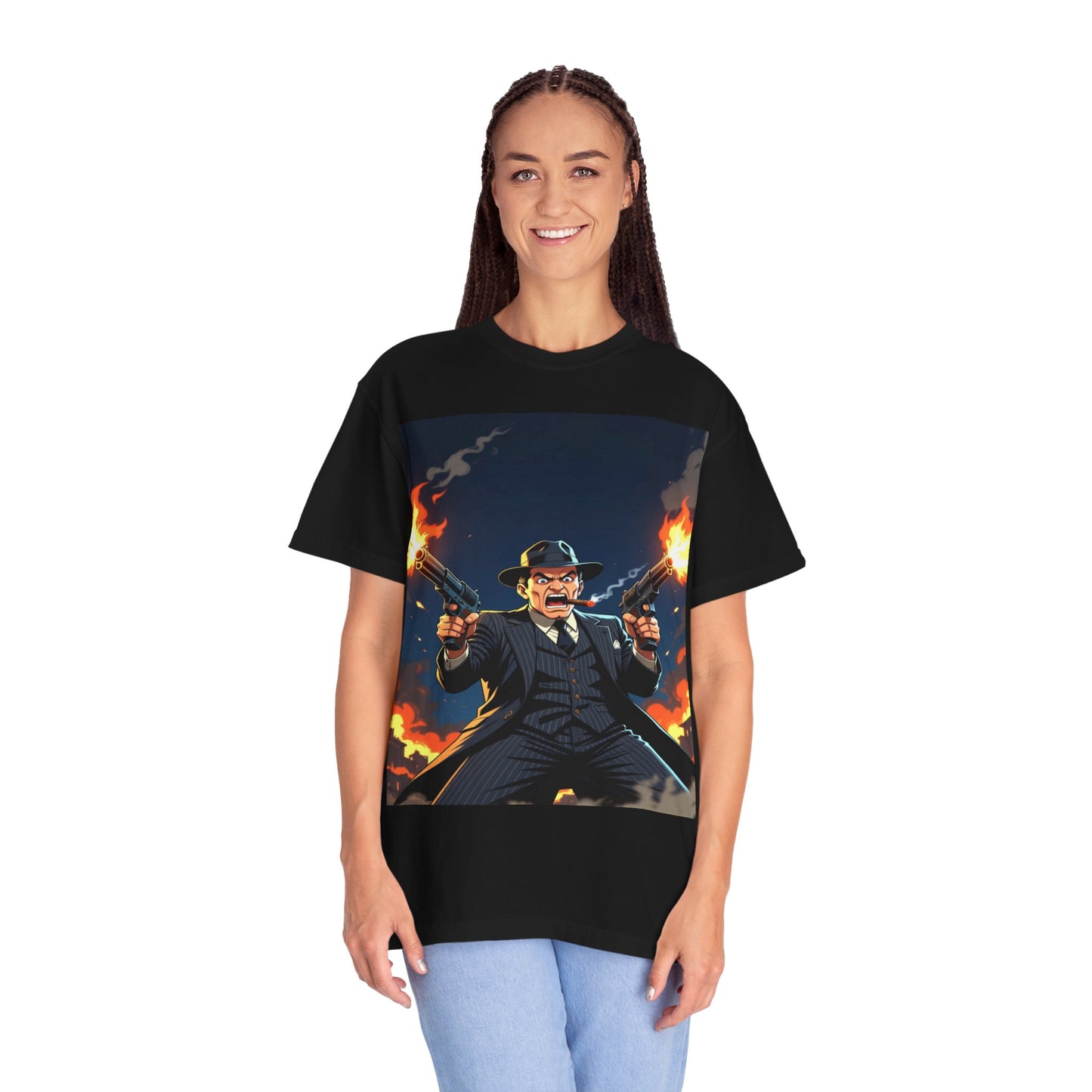 Gangster T‑Shirt — Vintage Outlaw Graphic Tee