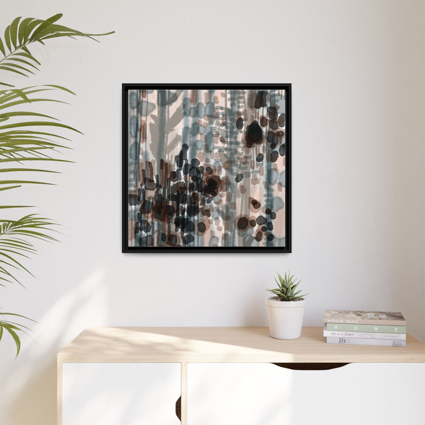 Vleken by an unknown artist Framed Canvas Art