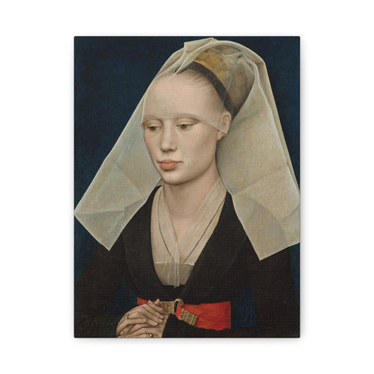 Portrait of a Lady by Rogier van der Weyden Matte Canvas Wall Art