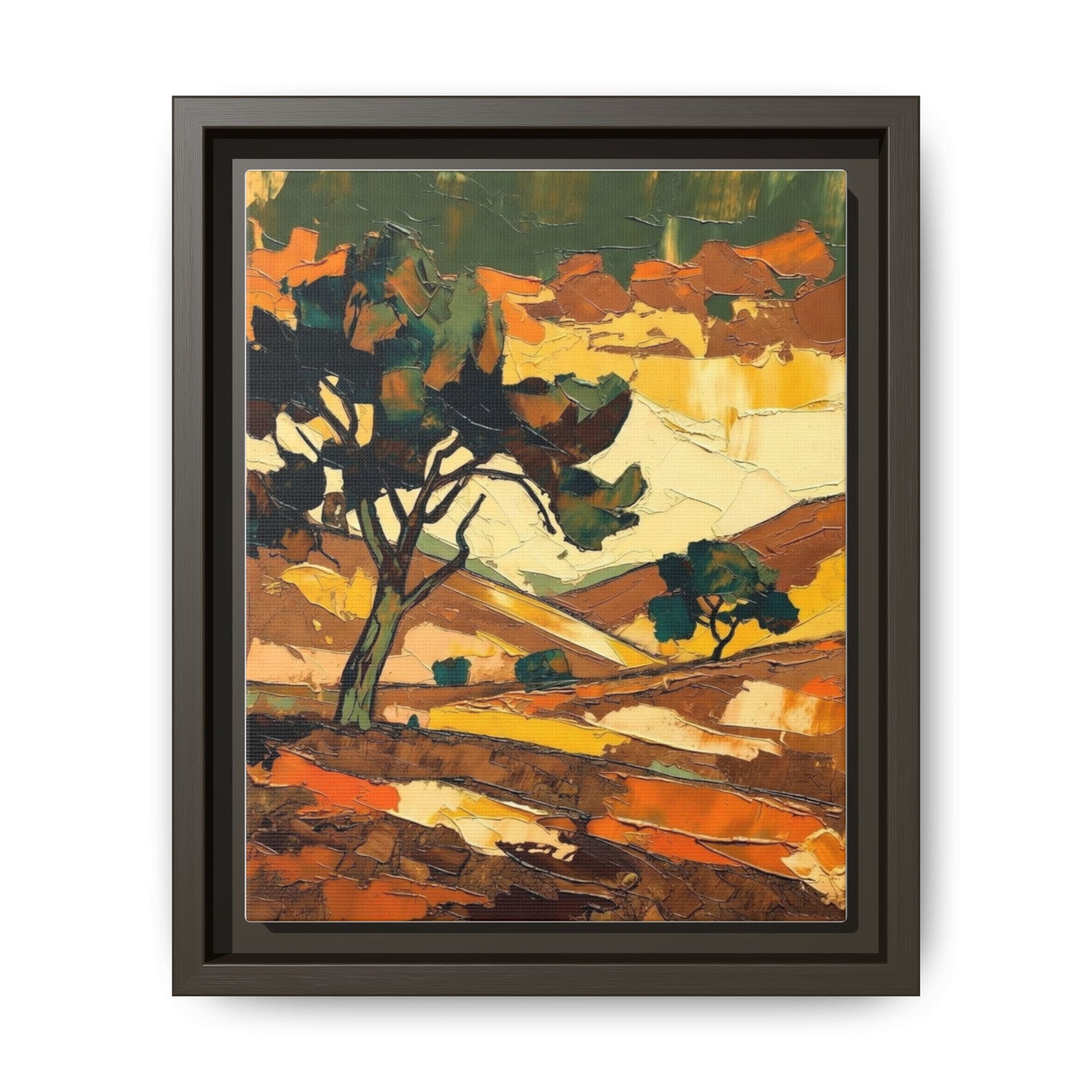 Framed Matte Canvas Landscape Art Print